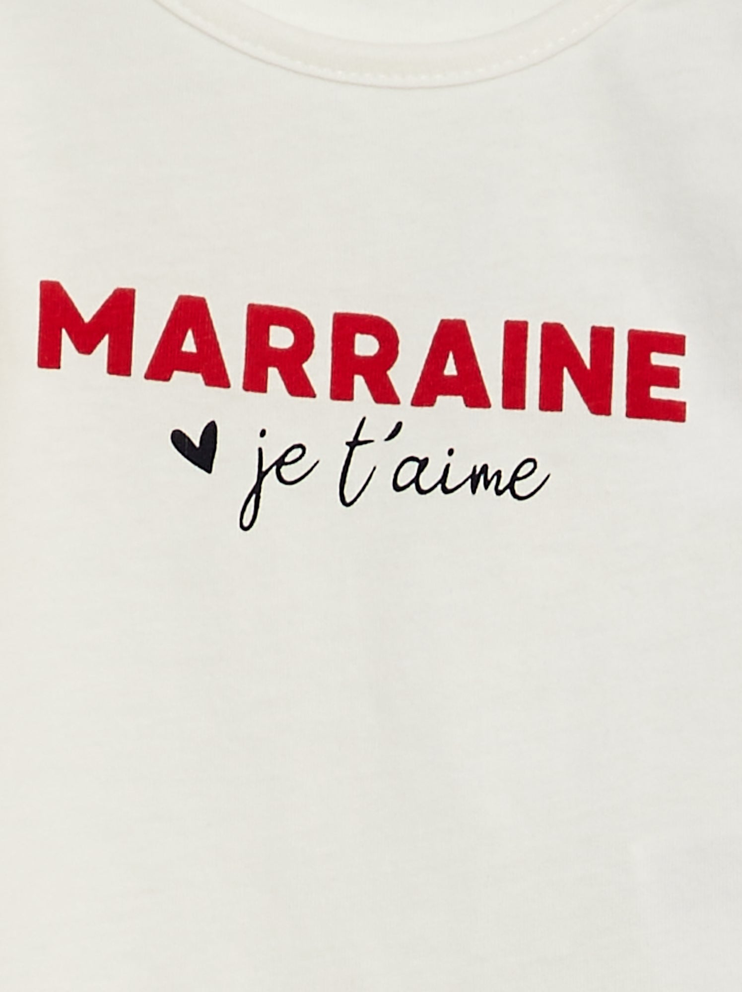 Tee-shirt à message - Marraine