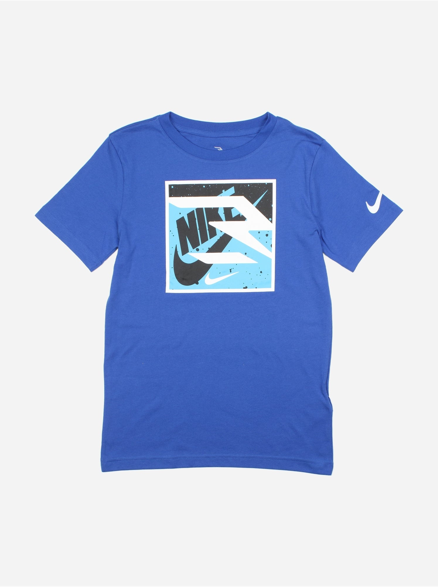 Tee Shirt col rond - Nike - Bleu