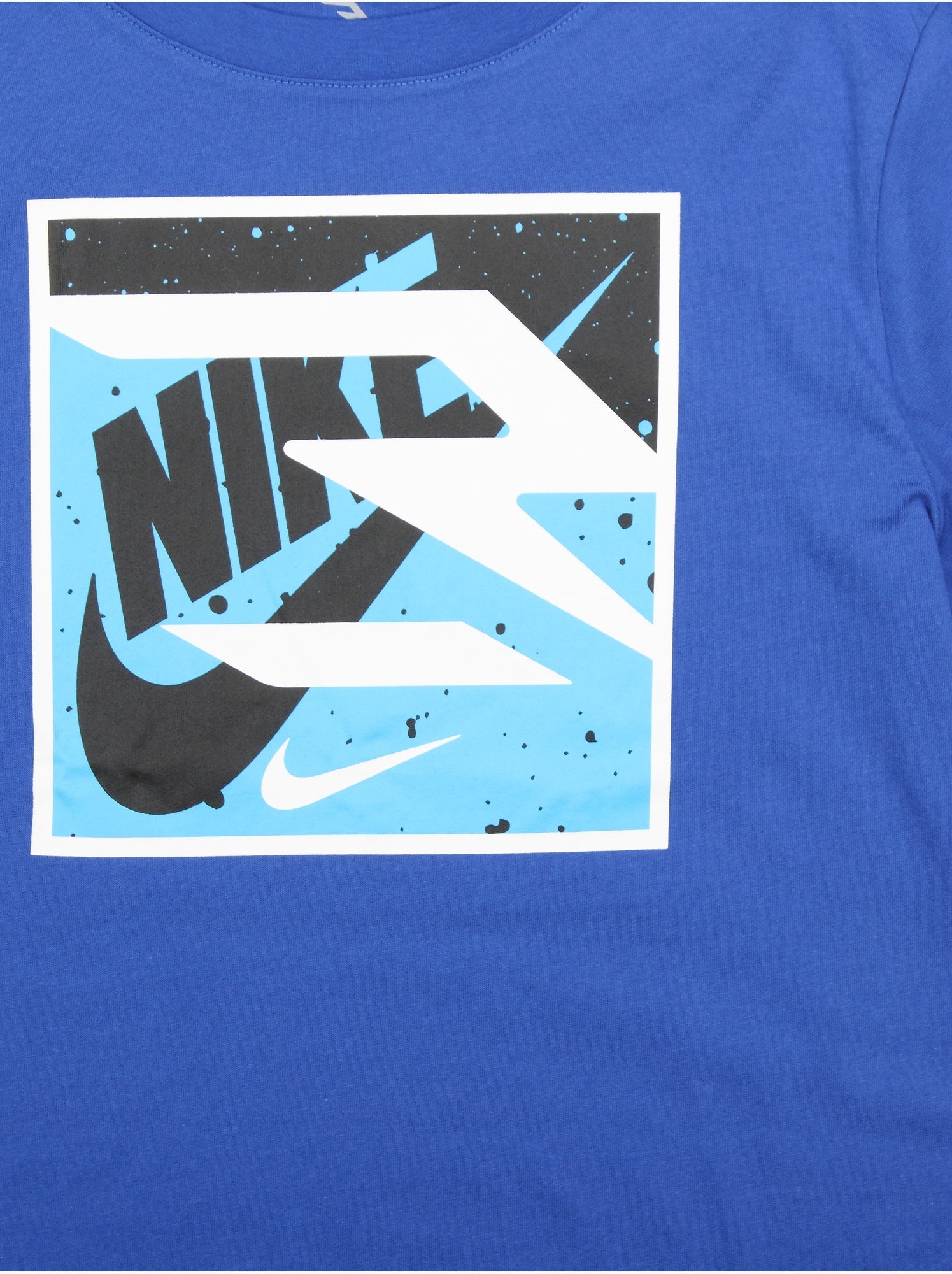 Tee Shirt col rond - Nike - Bleu
