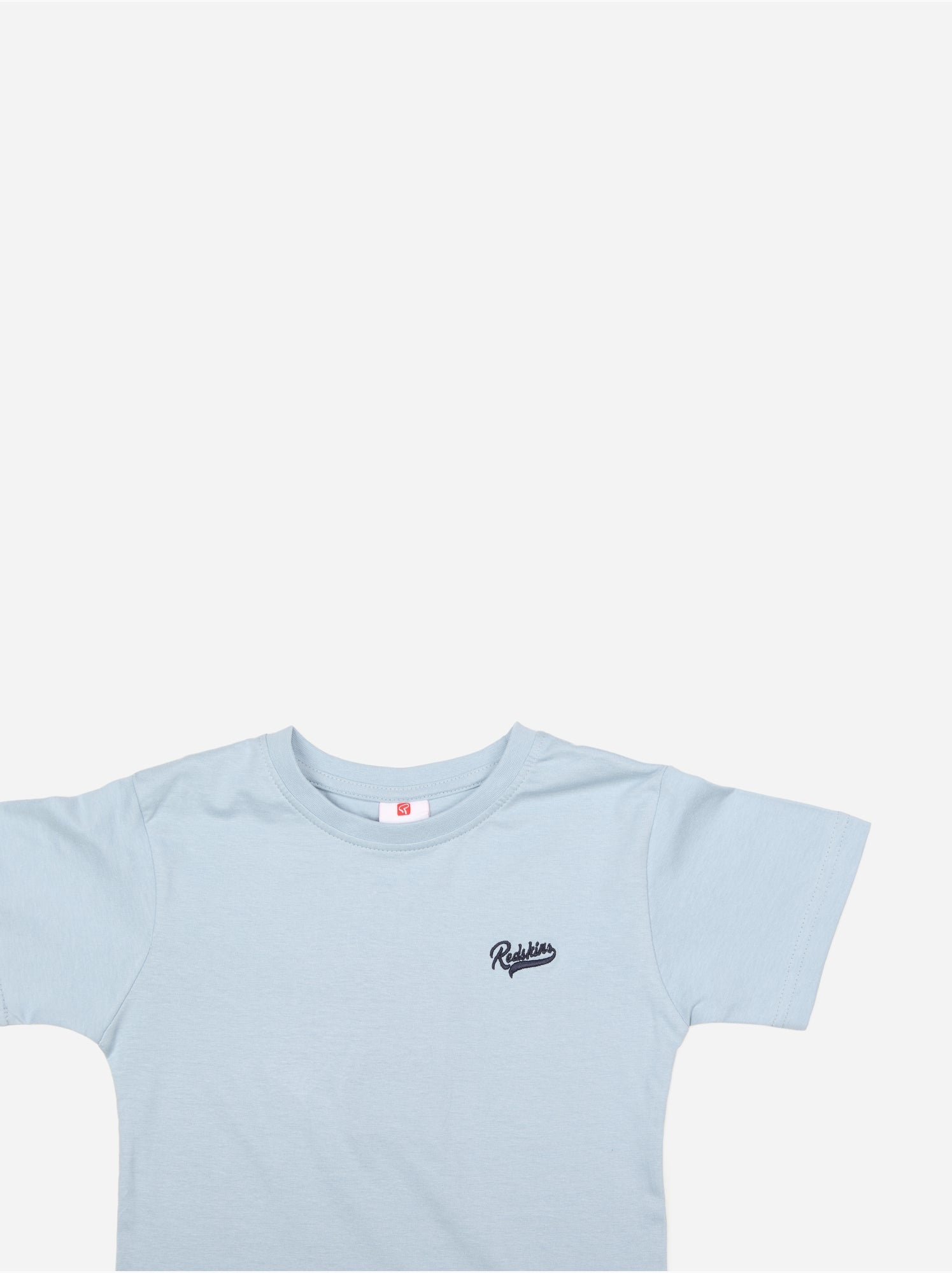 Tee Shirt col rond - Redskins - Bleu clair
