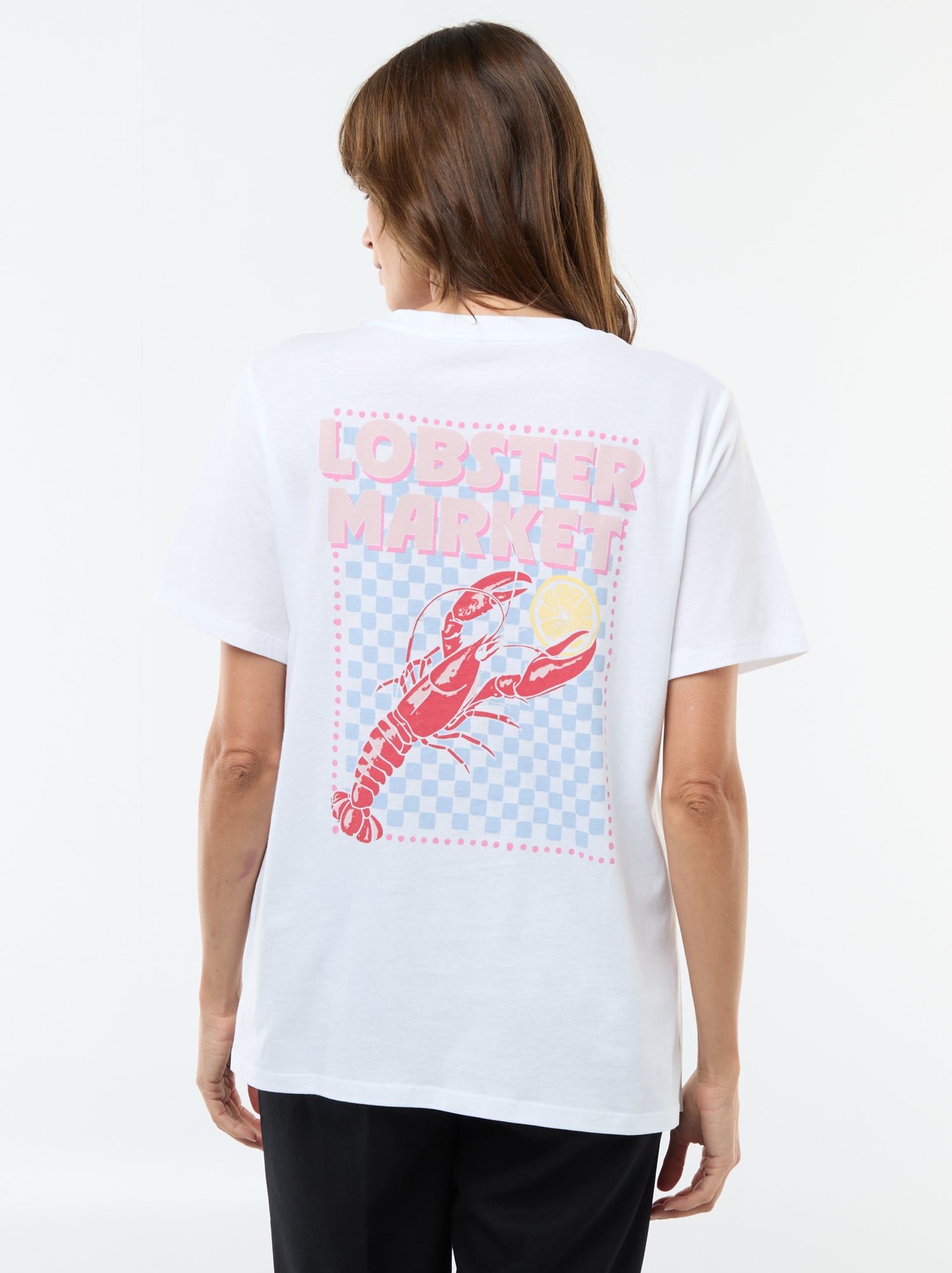 Tee-shirt d'allaitement imprimé à manches courtes - Blanc