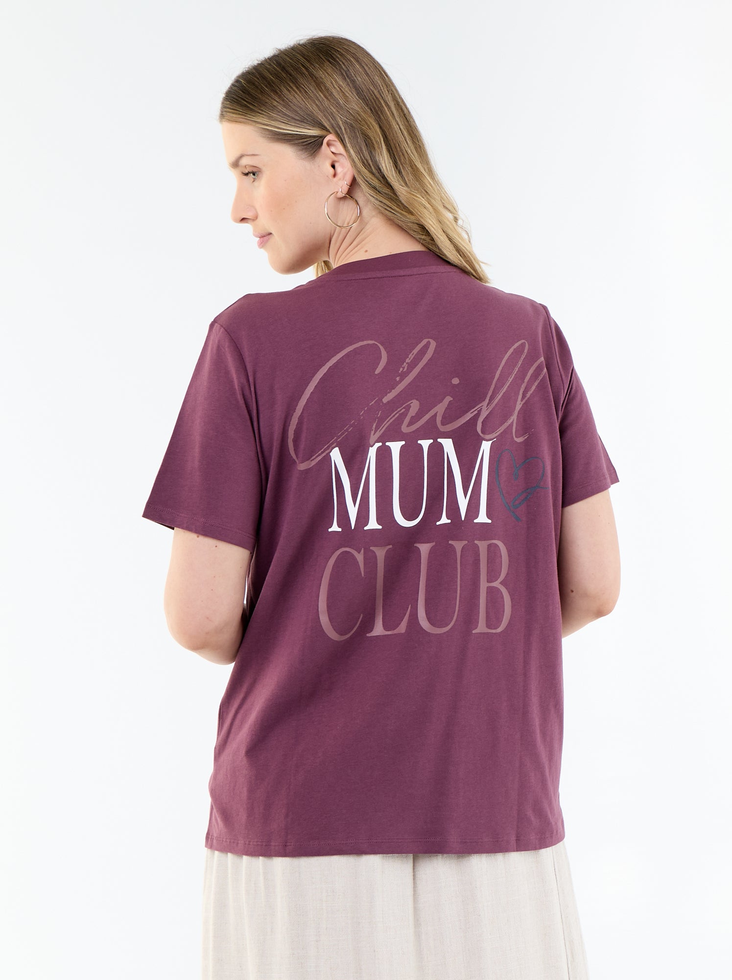 Tee-shirt d'allaitement imprimé - Marron
