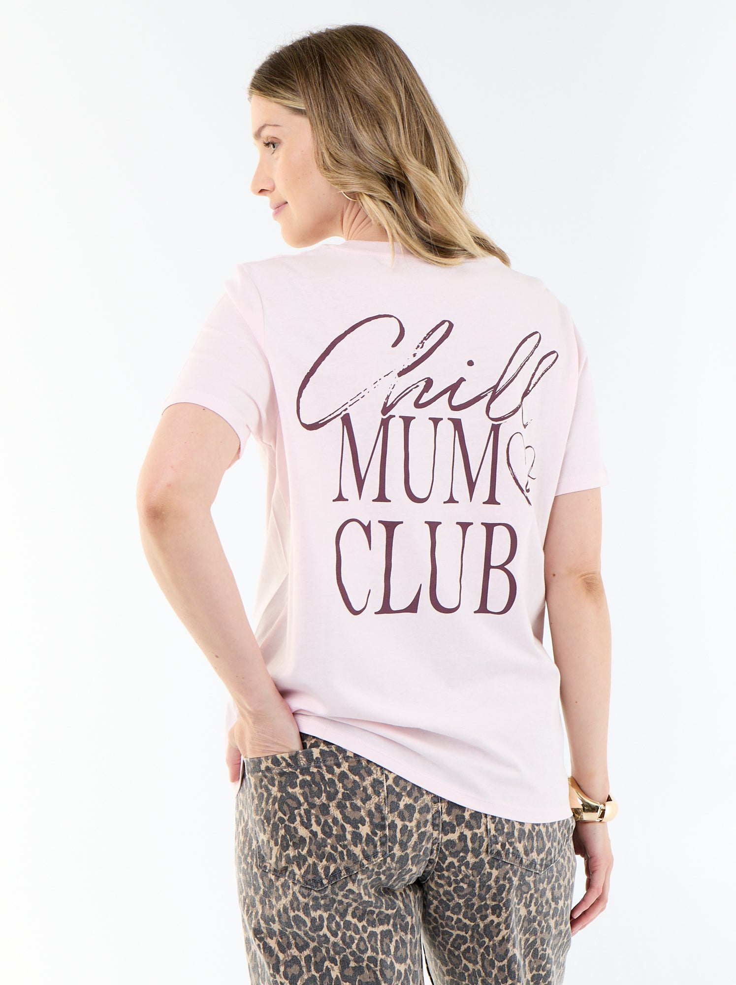 Tee-shirt d'allaitement imprimé - Rose