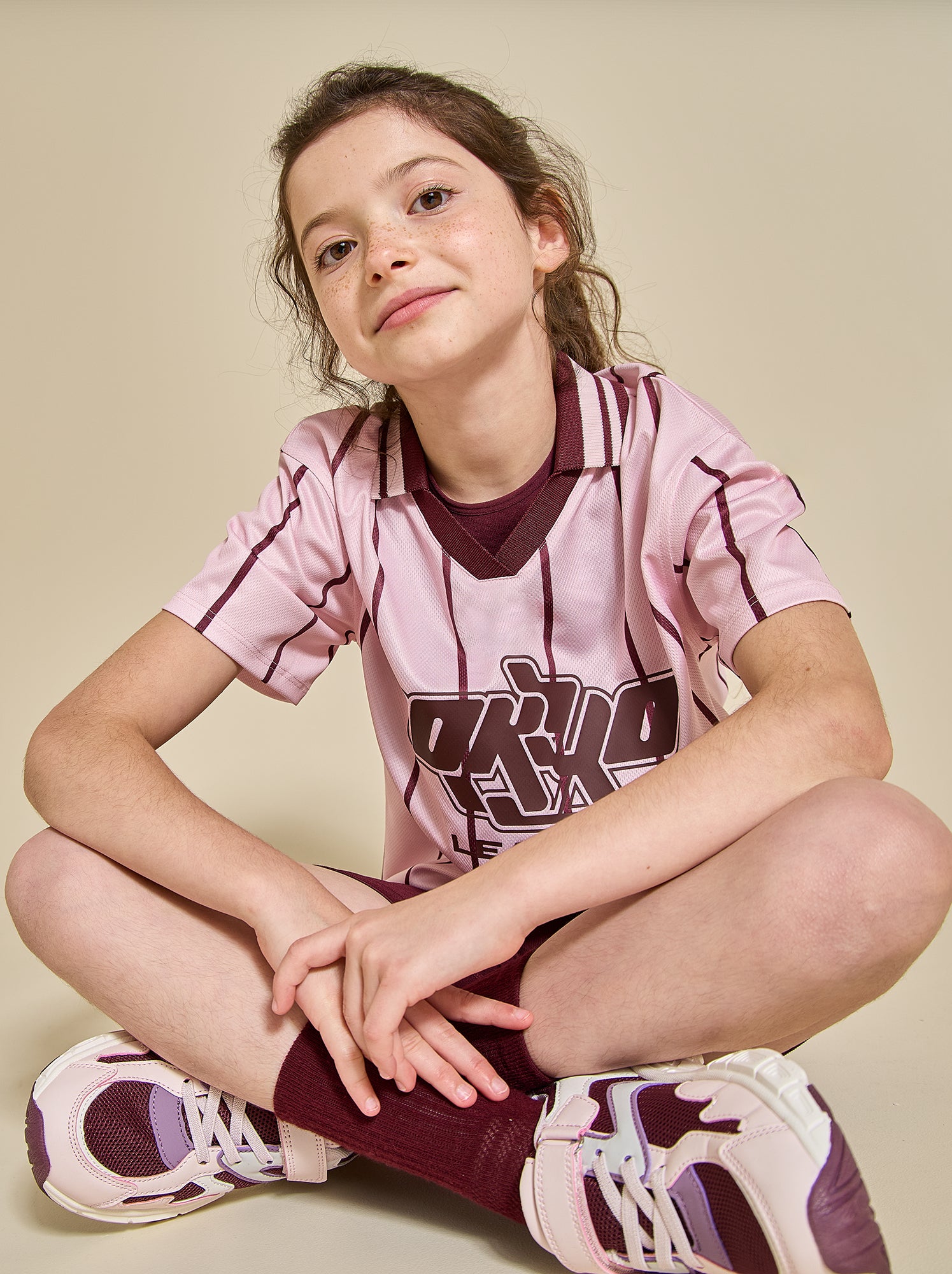 Tee-shirt de foot manches courtes (Ekstract) - Rose