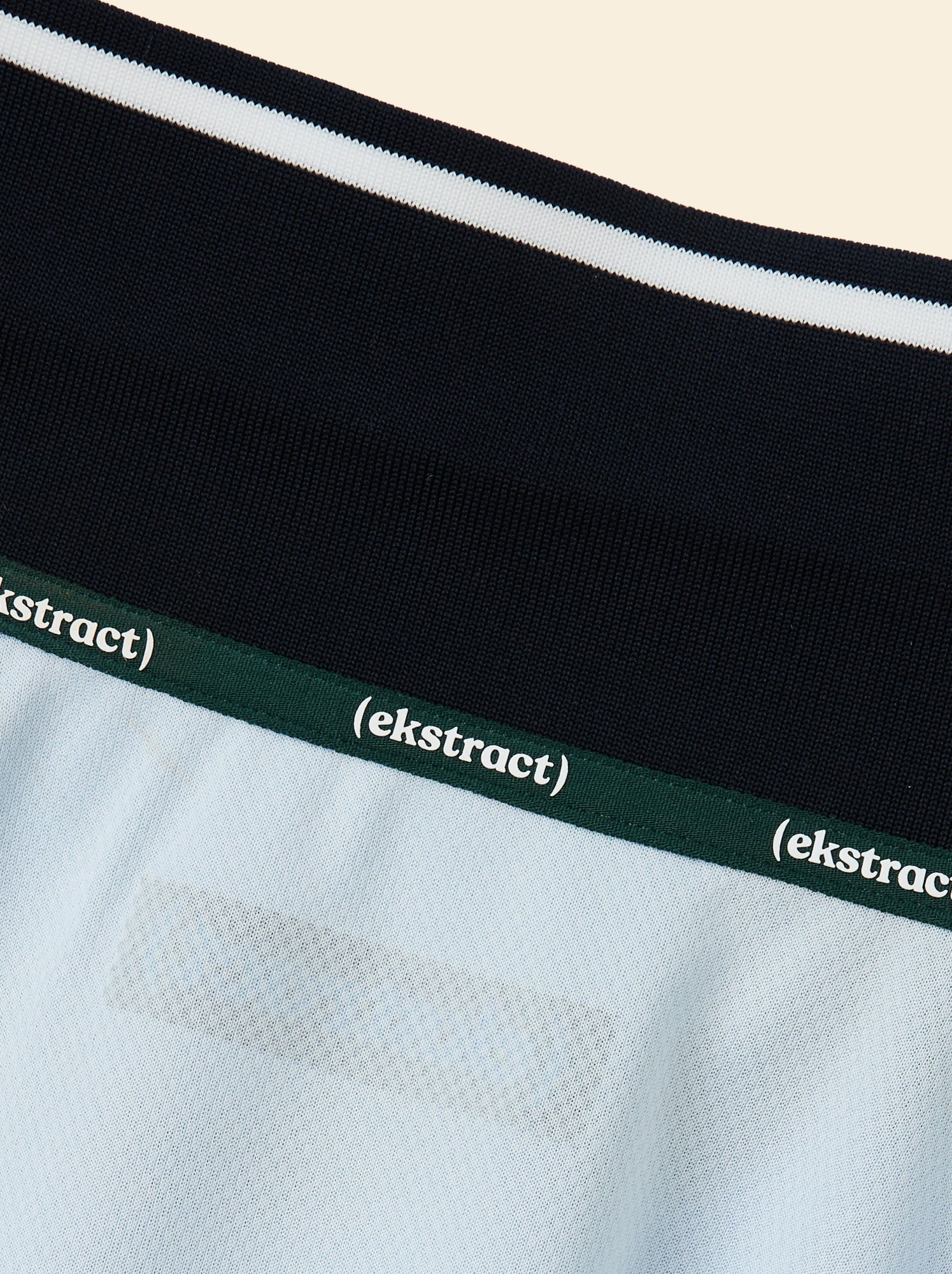 Tee-shirt de foot oversize - (ekstract) - Bleu