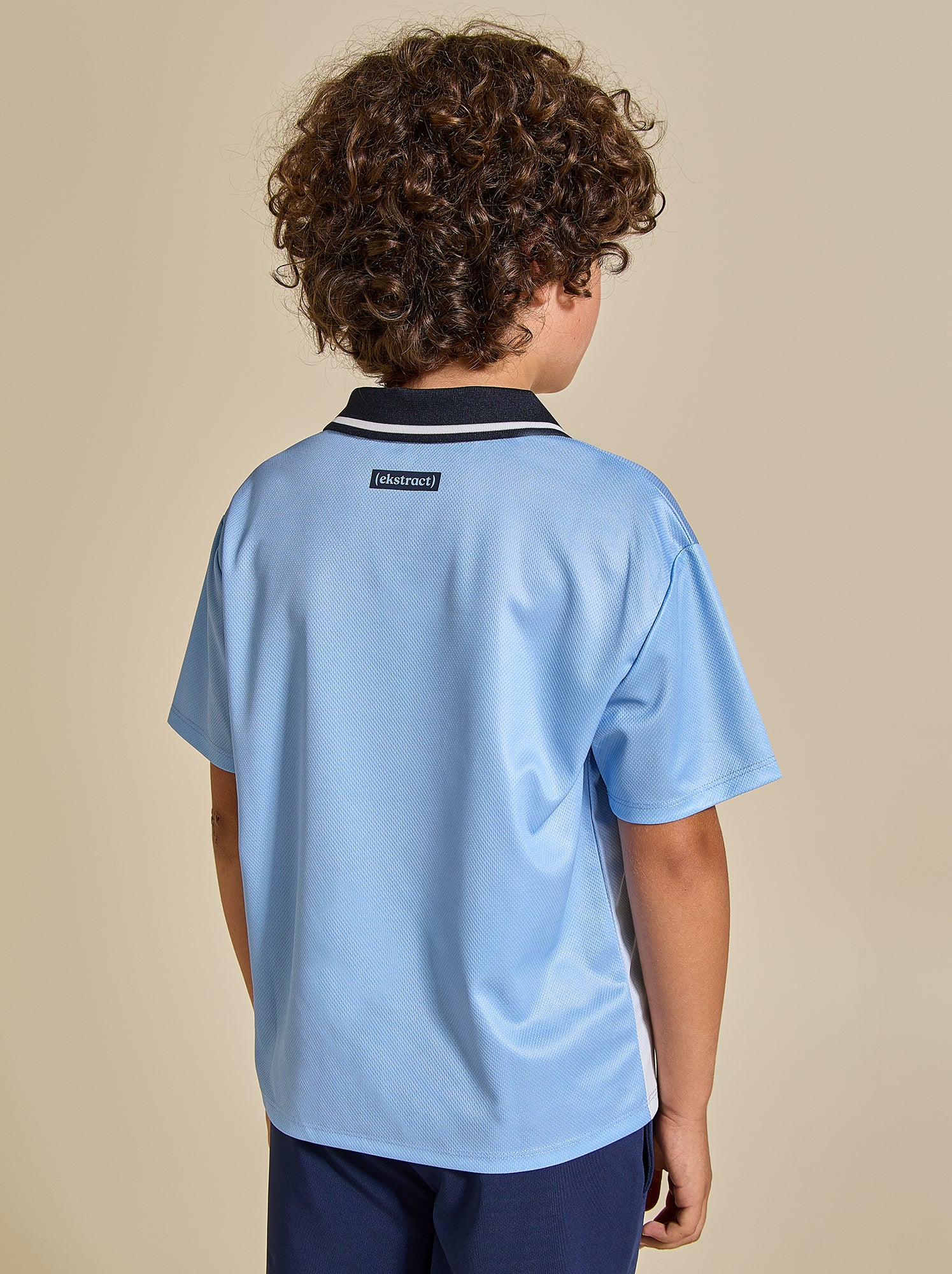 Tee-shirt de foot oversize - (ekstract) - Bleu