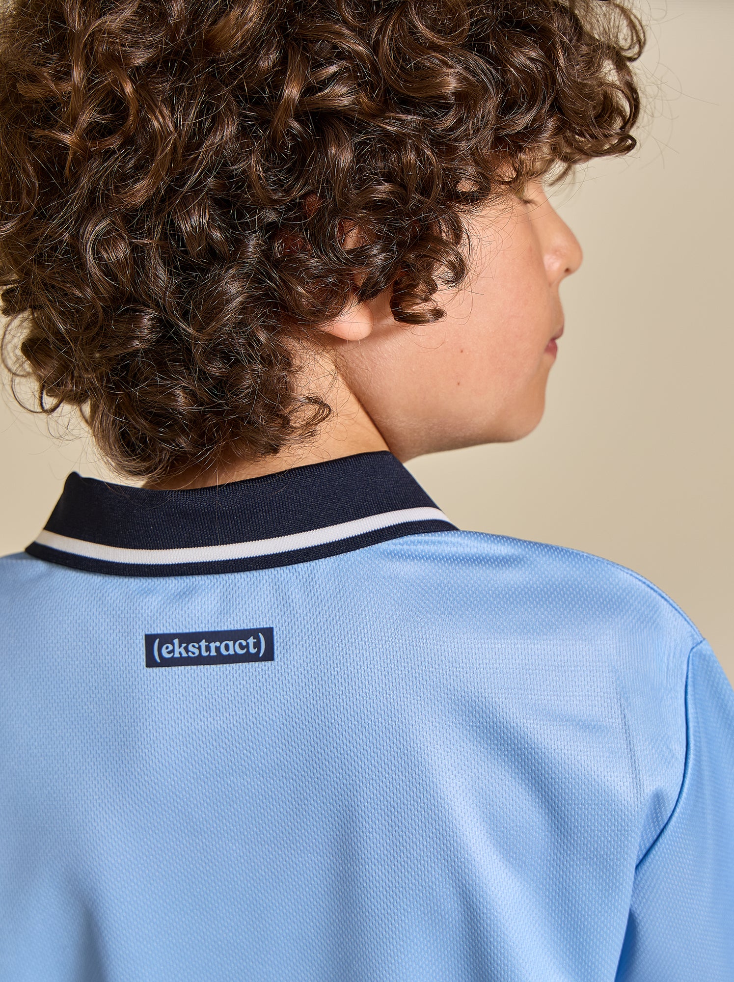 Tee-shirt de foot oversize - (ekstract) - Bleu