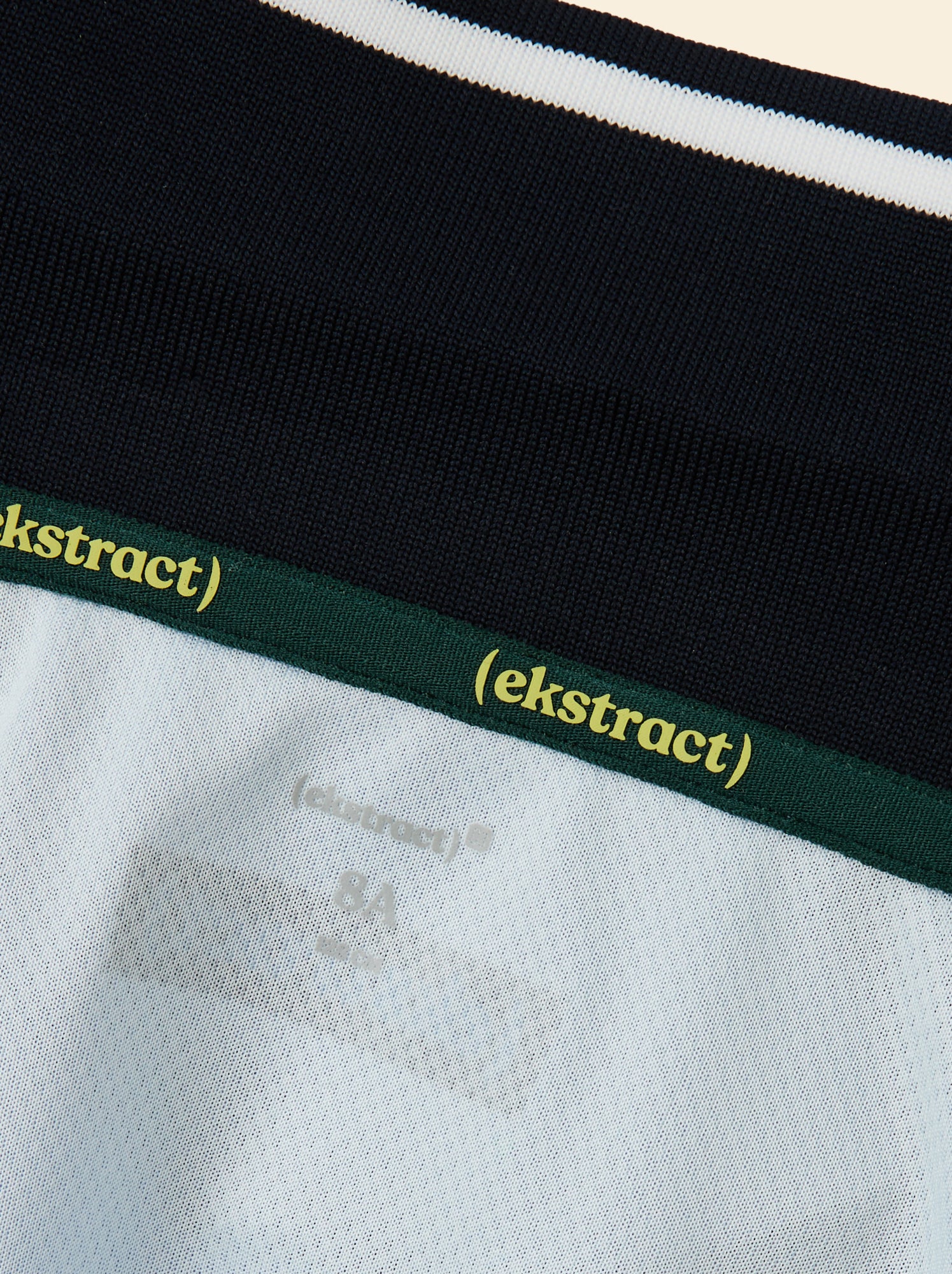 Tee-shirt de foot oversize - (ekstract) - Bleu
