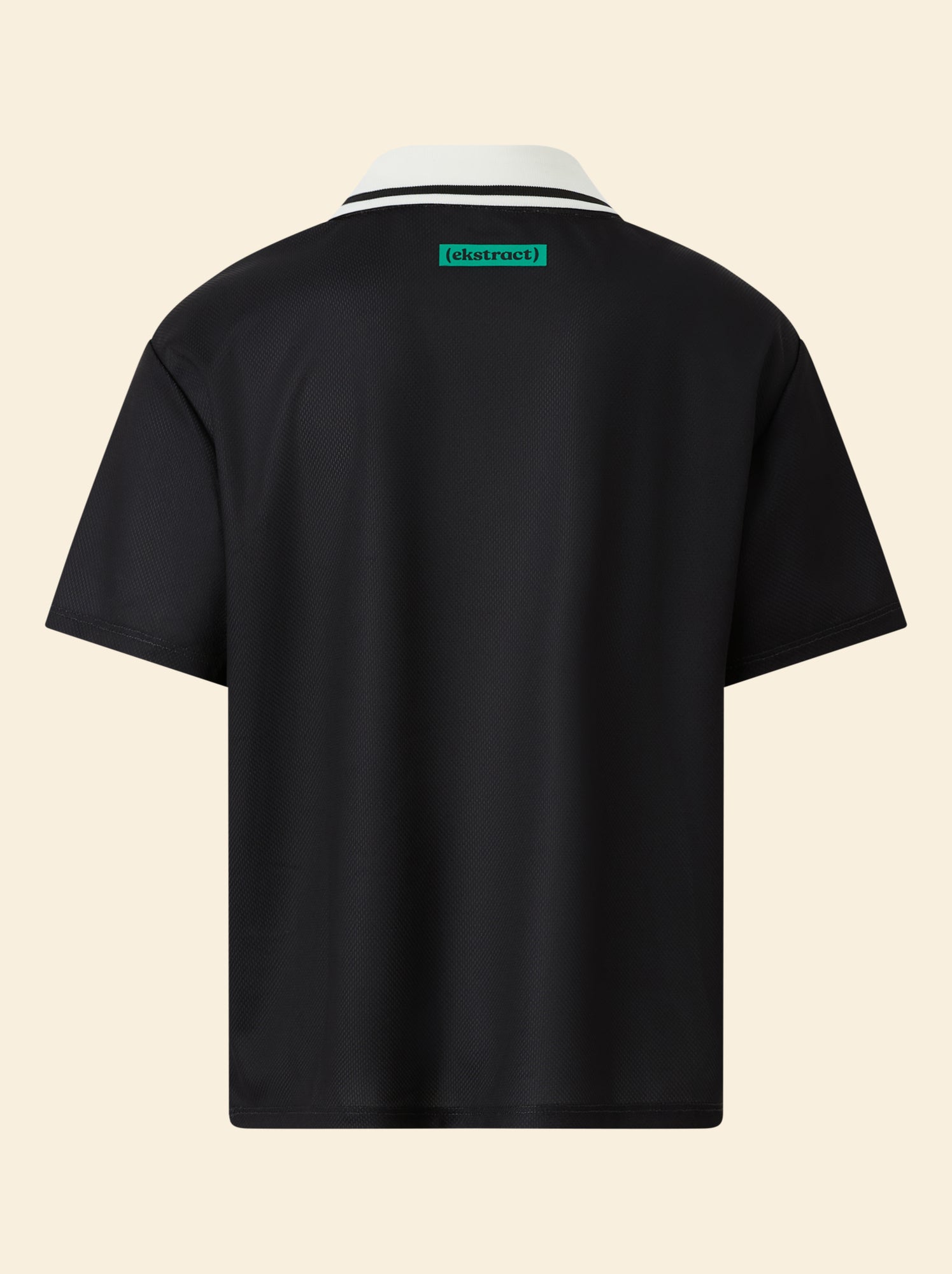 Tee-shirt de foot oversize - (ekstract) - Noir