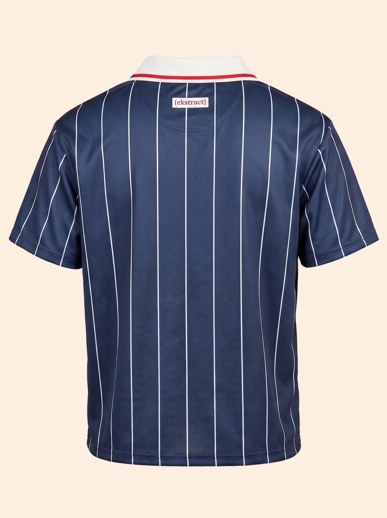 Tee-shirt de foot rayé à manches courtes (Ekstract) - Bleu