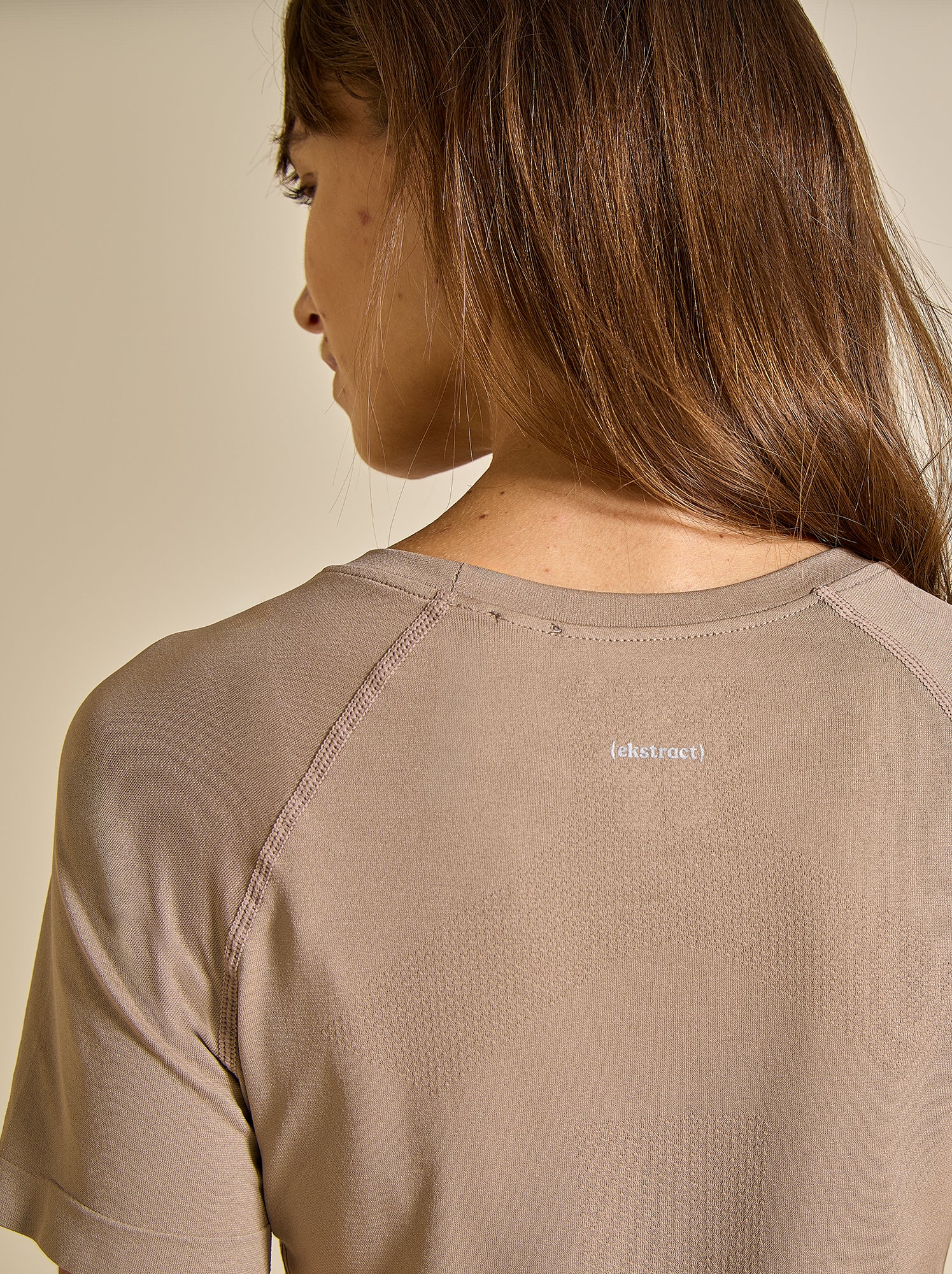 Tee-shirt de sport effet seconde peau - (ekstract) - Beige