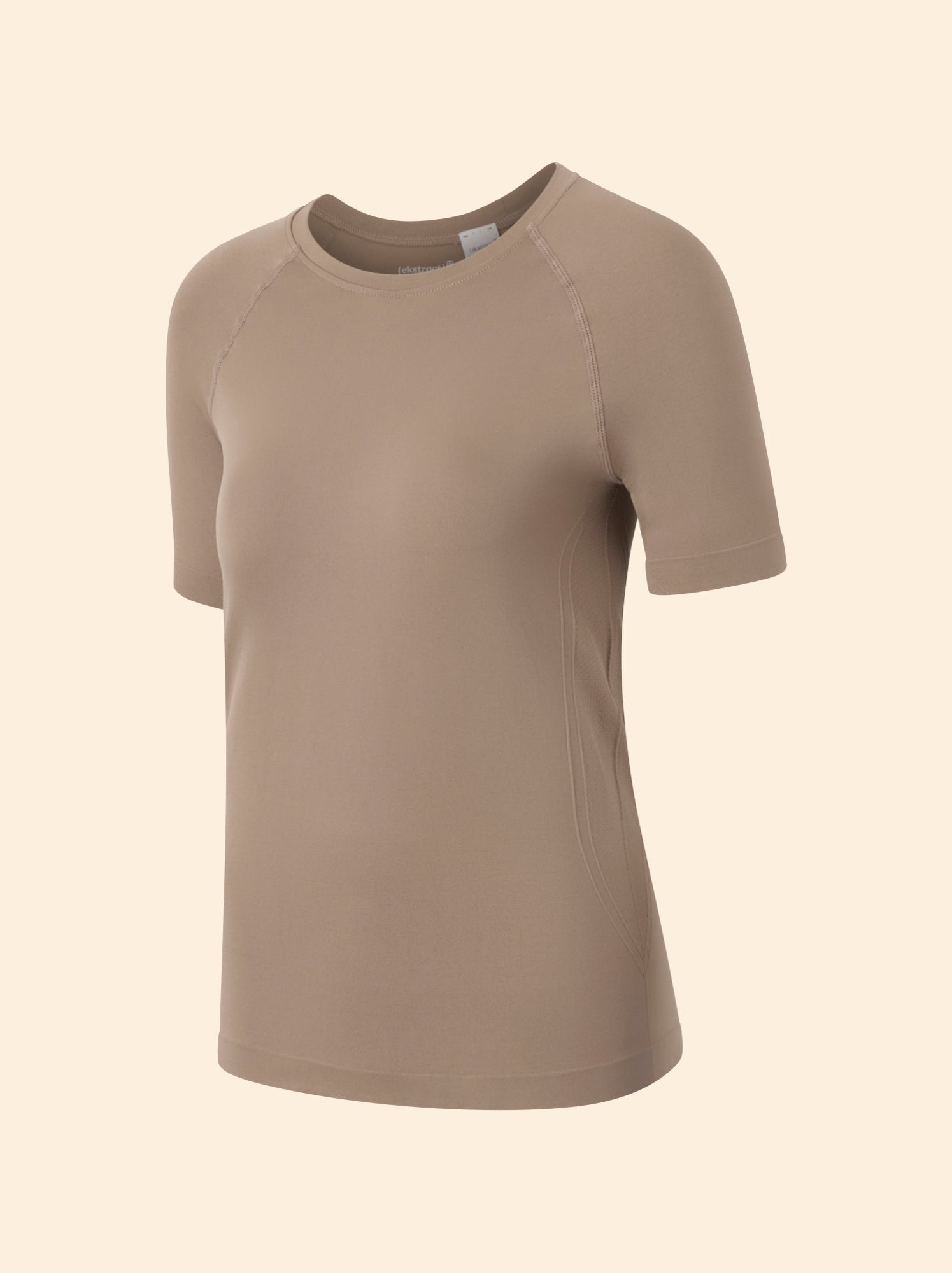 Tee-shirt de sport effet seconde peau - (ekstract) - Beige