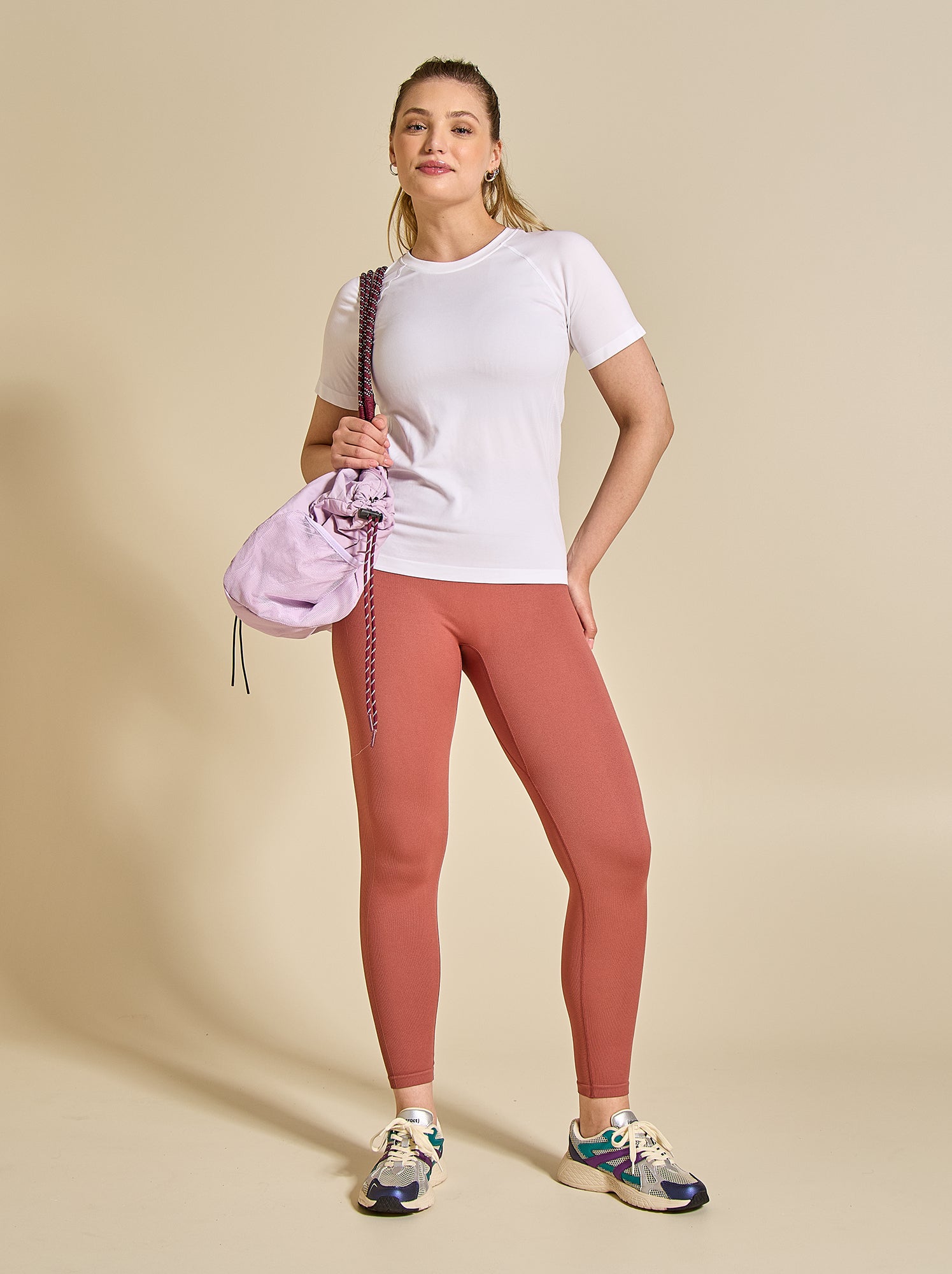 Tee-shirt de sport effet seconde peau - (ekstract) - Blanc