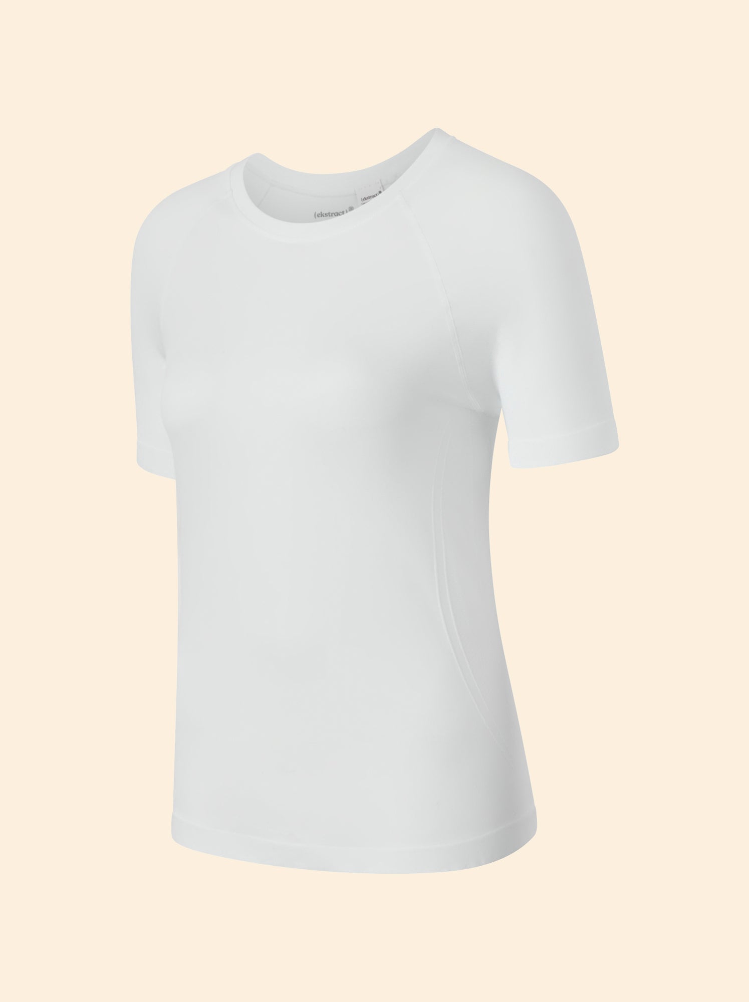 Tee-shirt de sport effet seconde peau - (ekstract) - Blanc