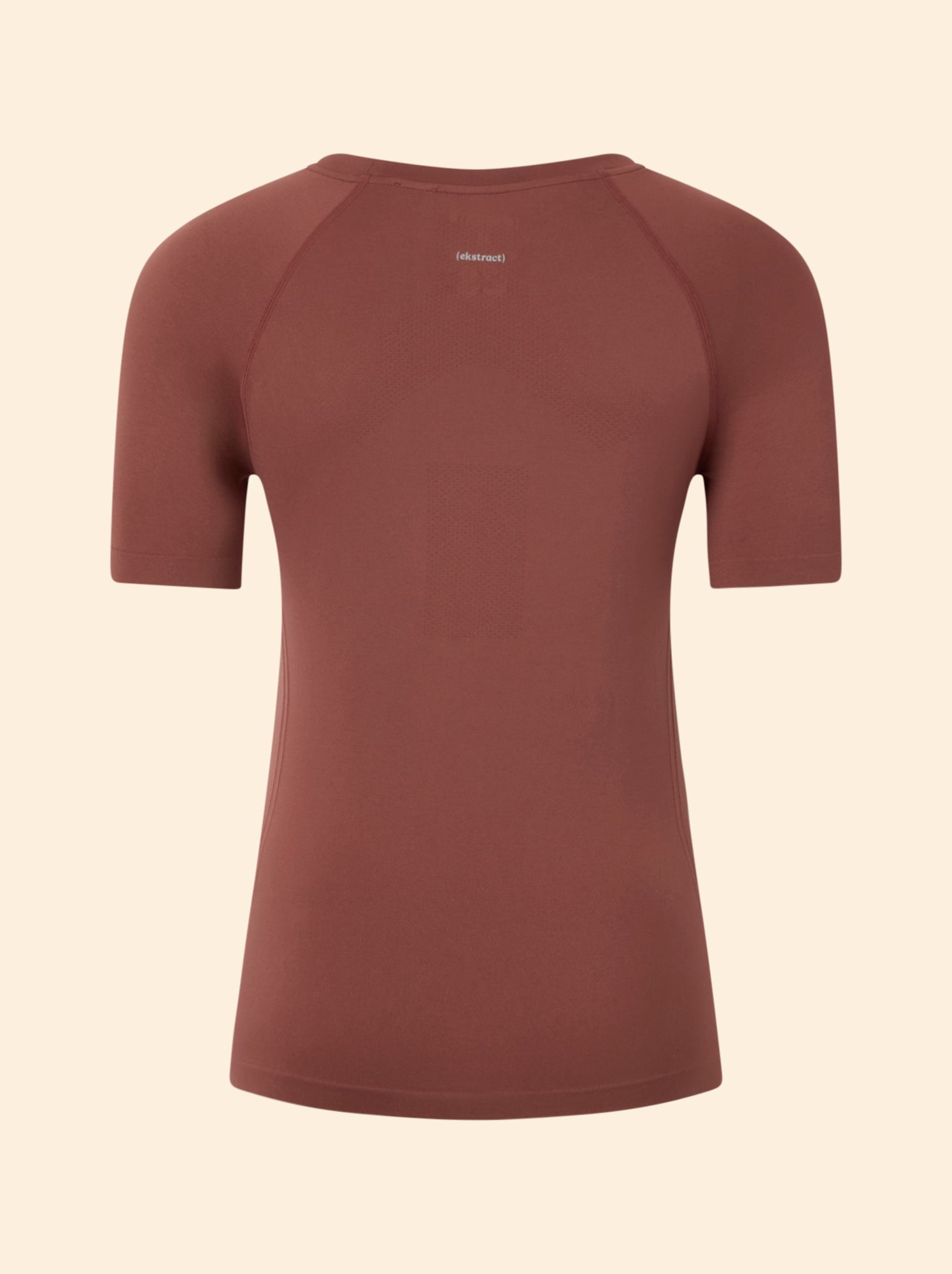 Tee-shirt de sport effet seconde peau - (ekstract) - Marron (GHN29_4)