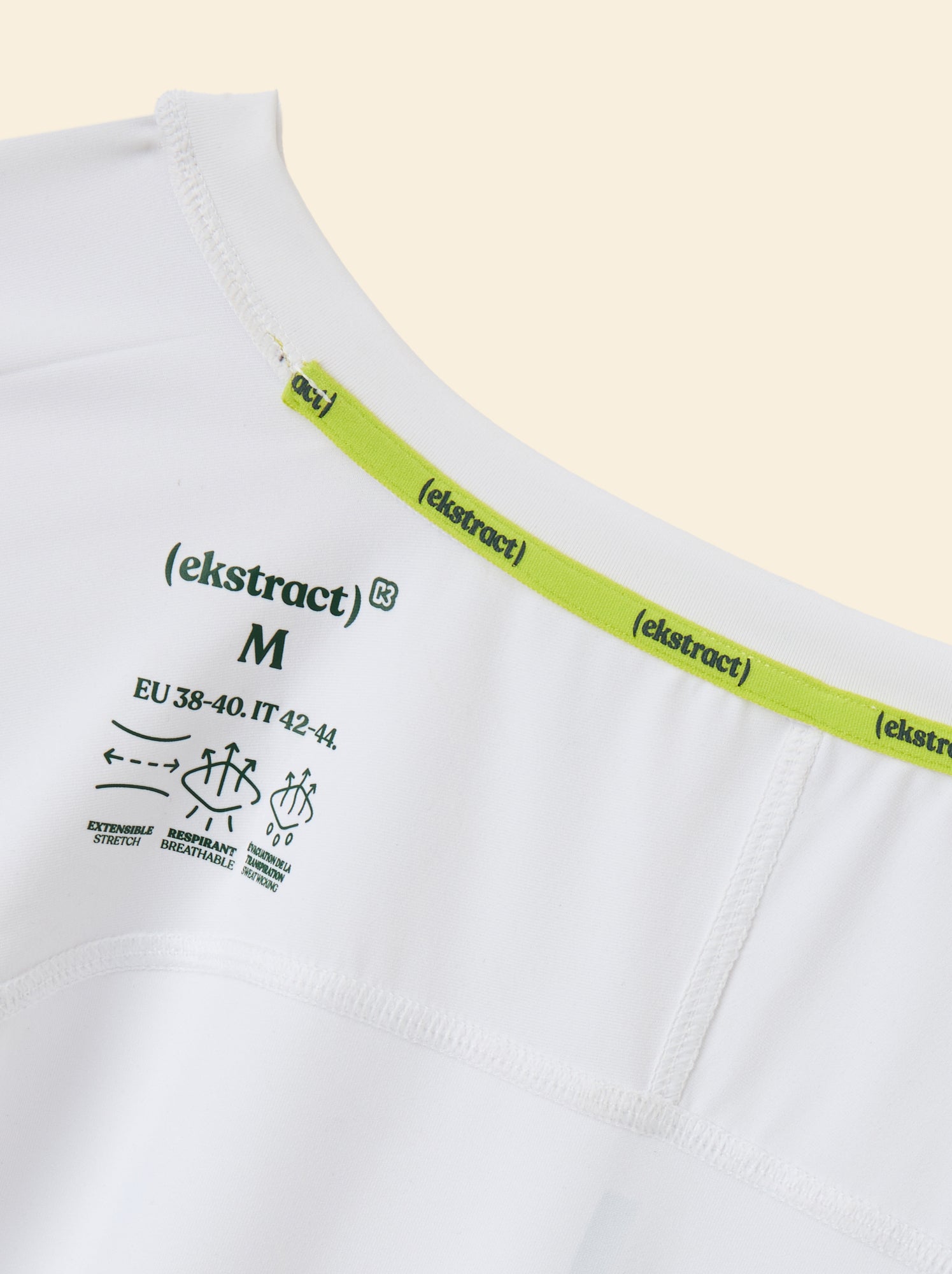 Tee-shirt de sport - (ekstract) - Blanc