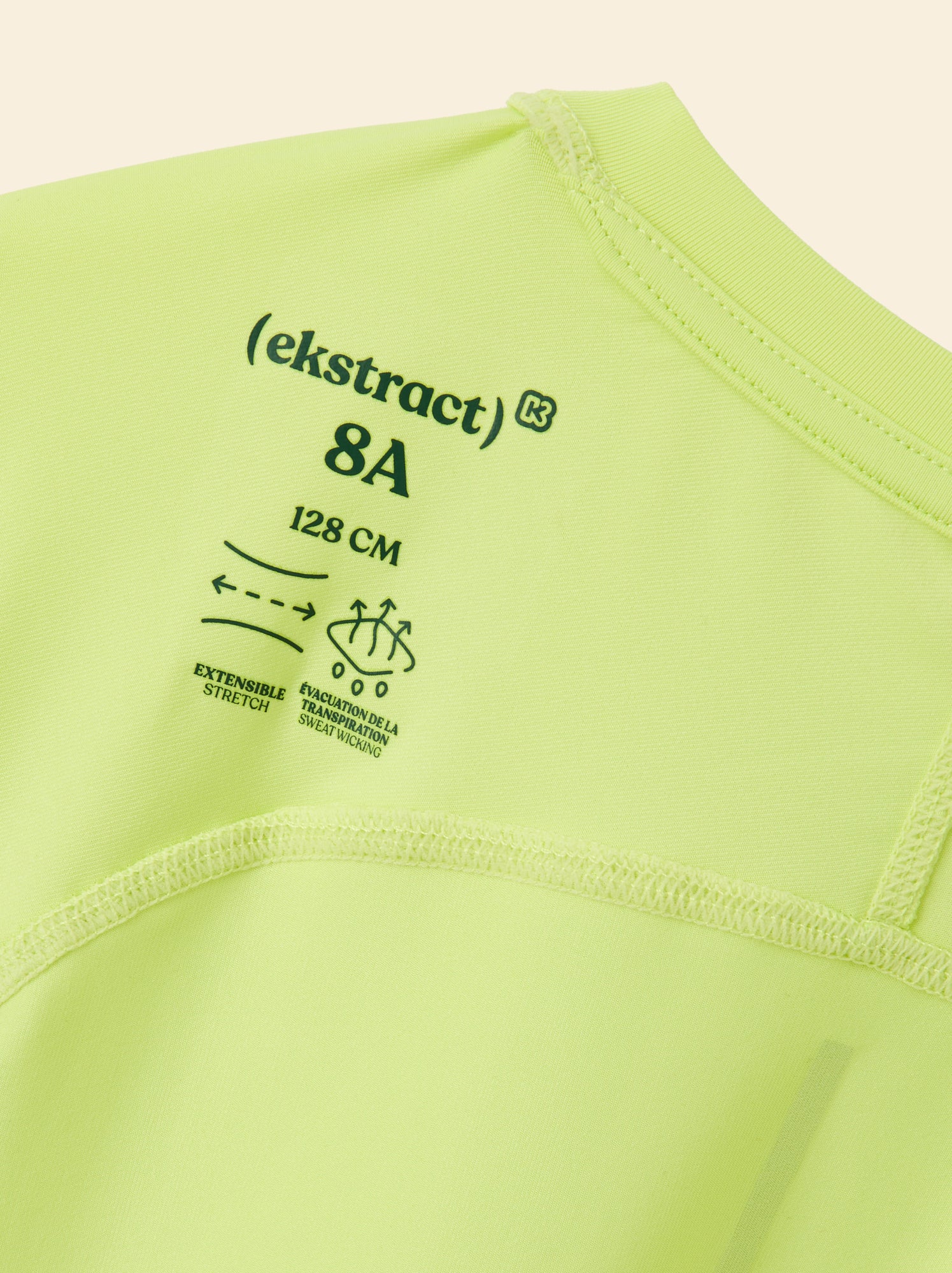 Tee-shirt de sport - (ekstract) - Jaune
