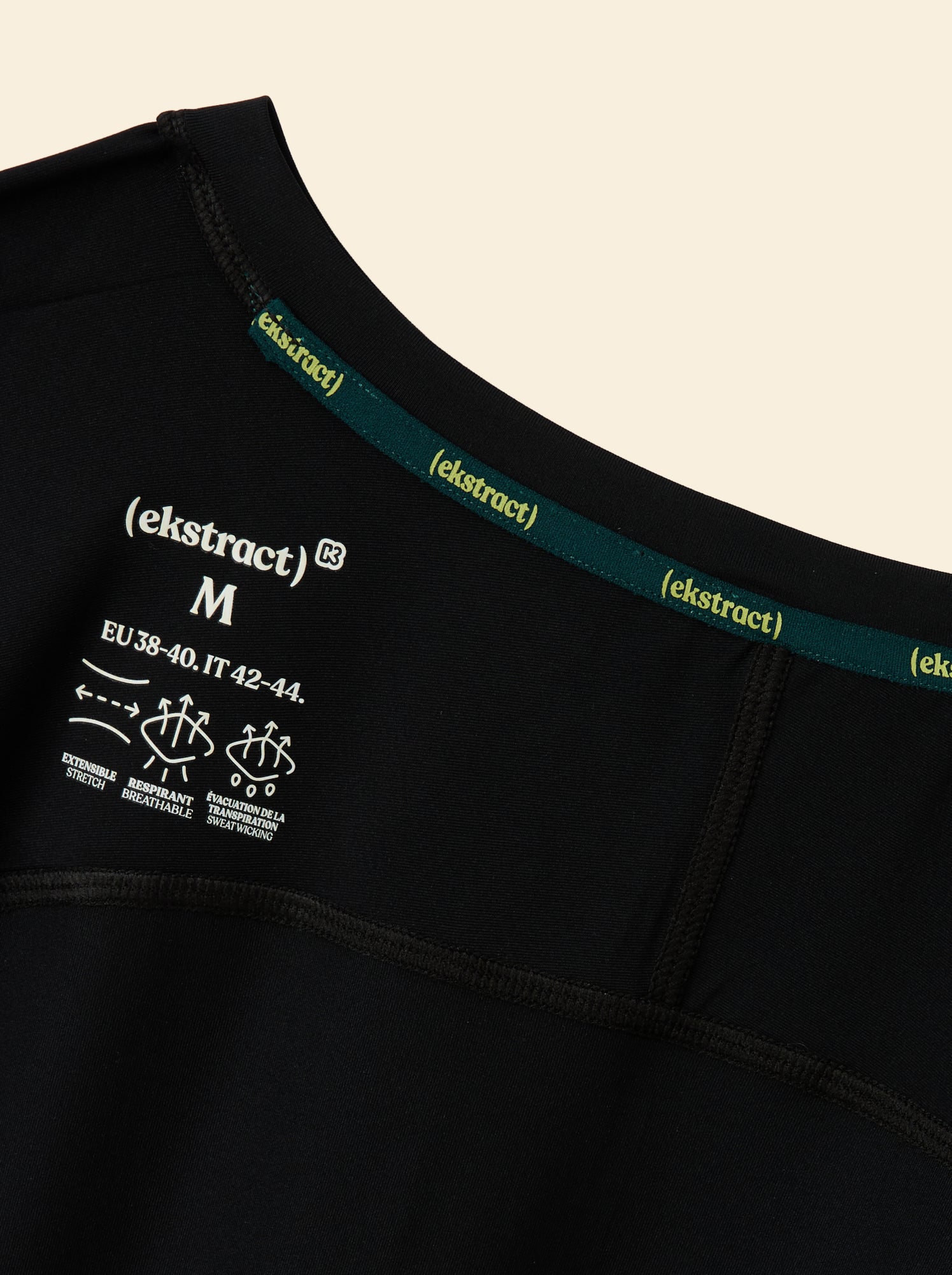 Tee-shirt de sport - (ekstract) - Noir