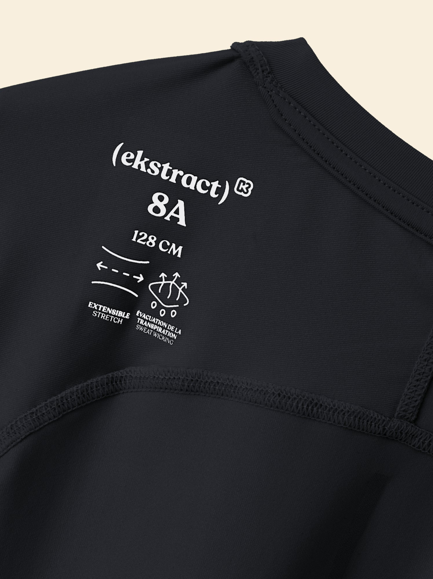 Tee-shirt de sport - (ekstract) - Noir