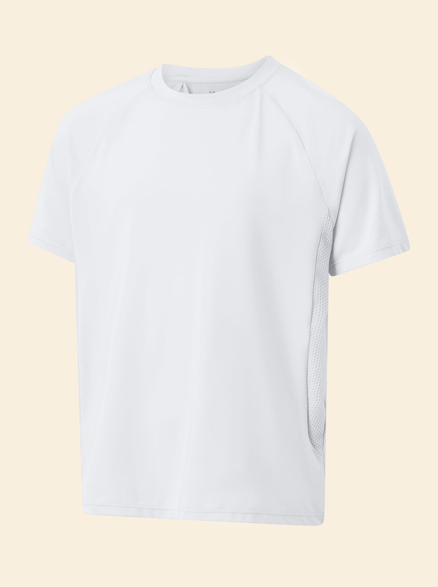 Tee-shirt de sport fluide manches courtes (Ekstract) - Blanc