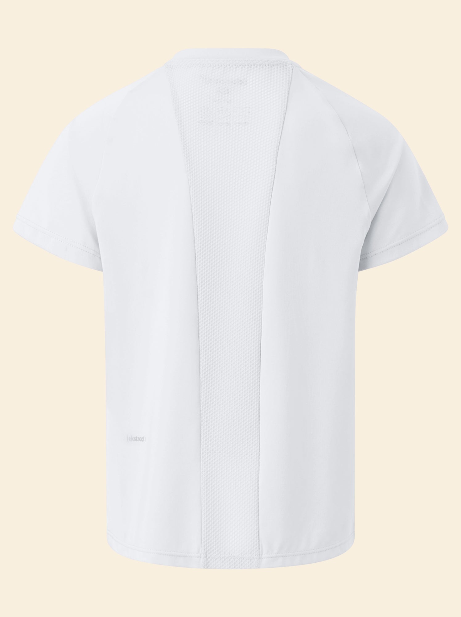 Tee-shirt de sport fluide manches courtes (Ekstract) - Blanc
