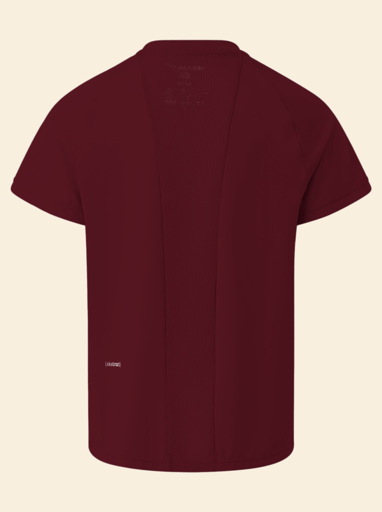Tee-shirt de sport fluide manches courtes (Ekstract) - Rouge