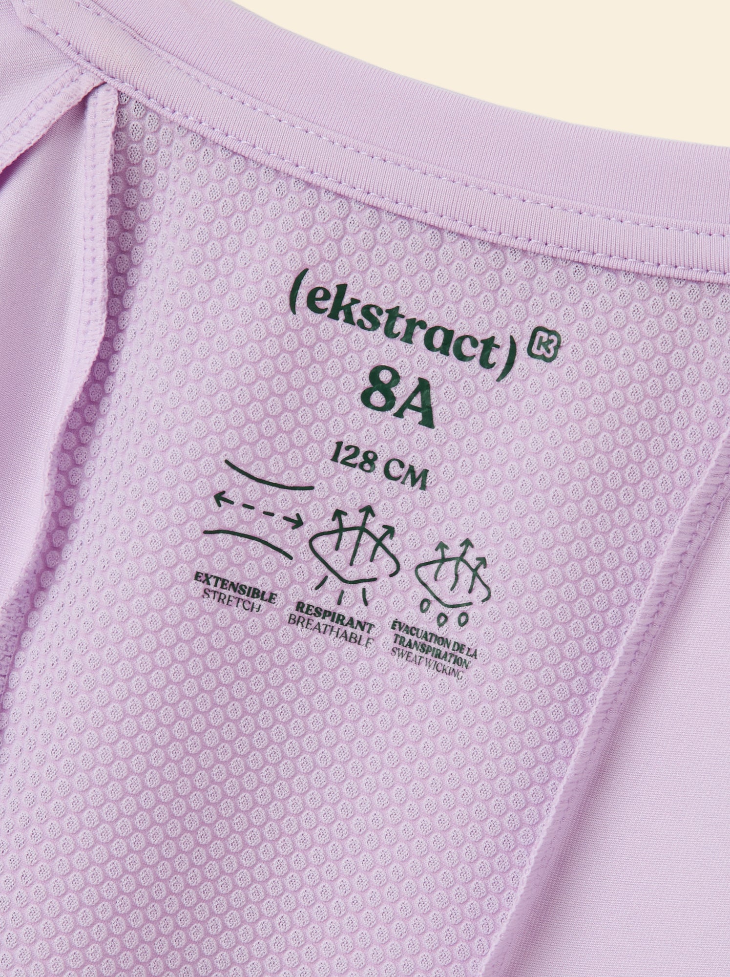 Tee-shirt de sport fluide manches courtes (Ekstract) - Violet