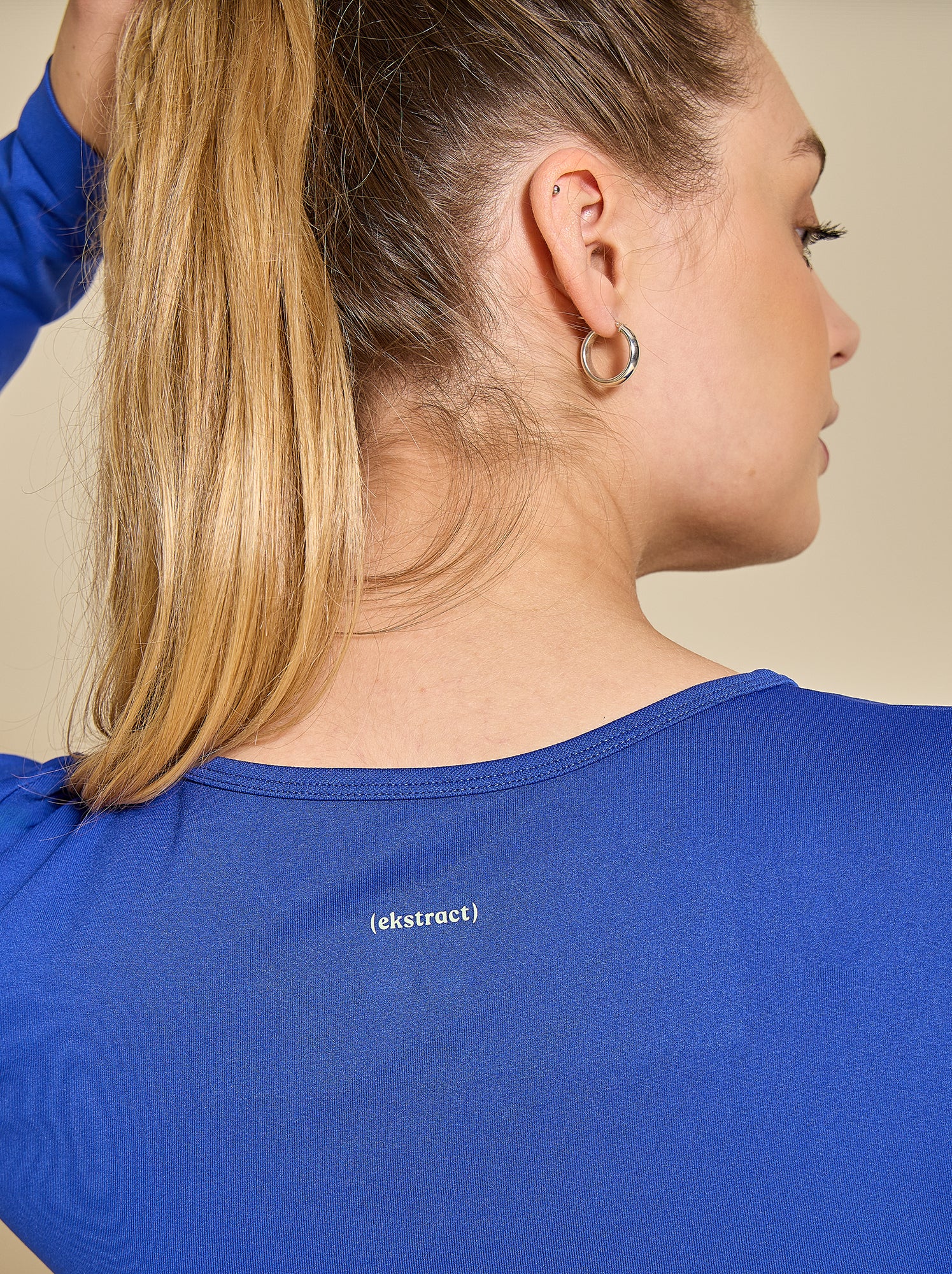 Tee-shirt de sport manches longues - (ekstract) - Bleu