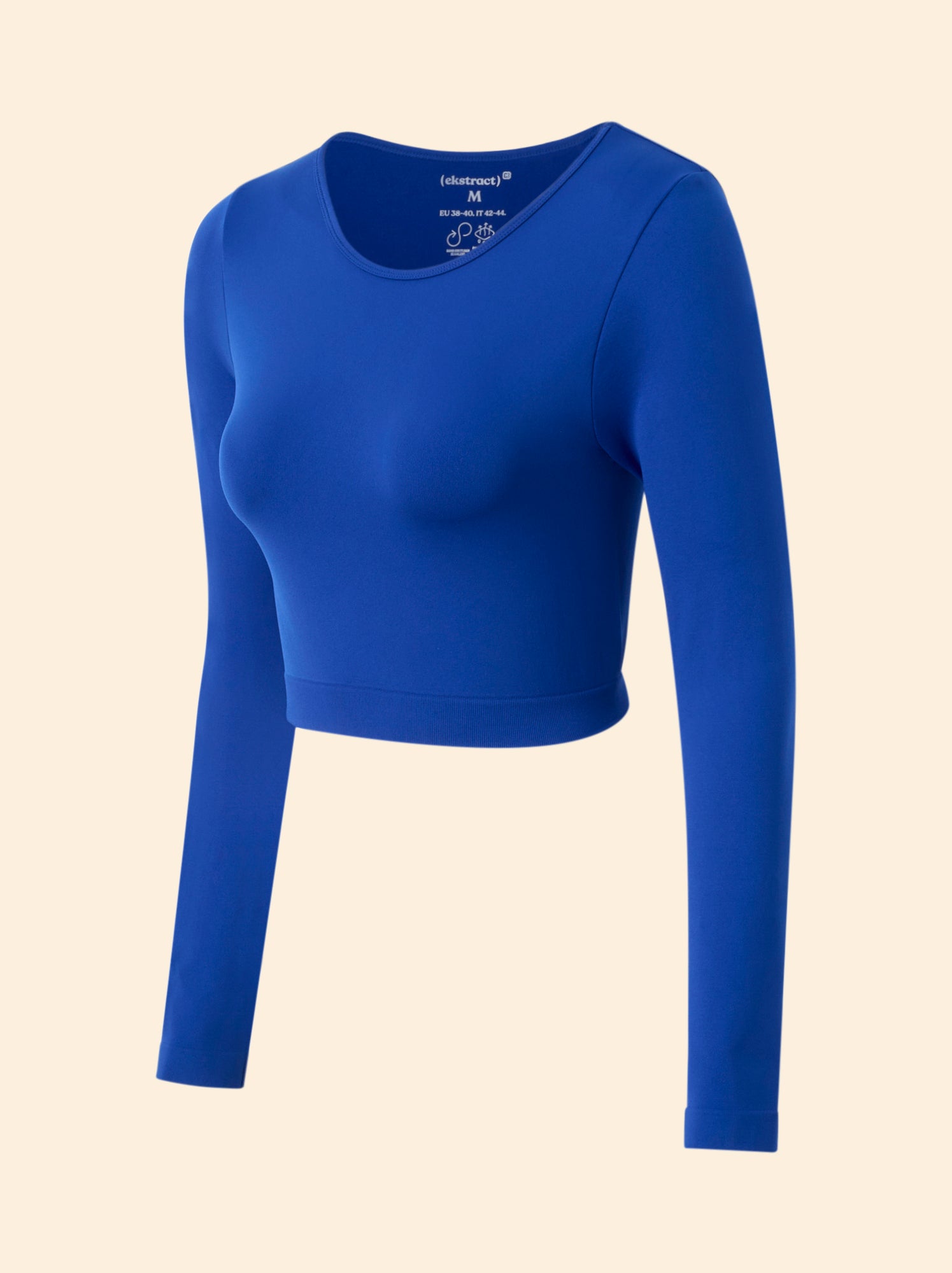 Tee-shirt de sport manches longues - (ekstract) - Bleu