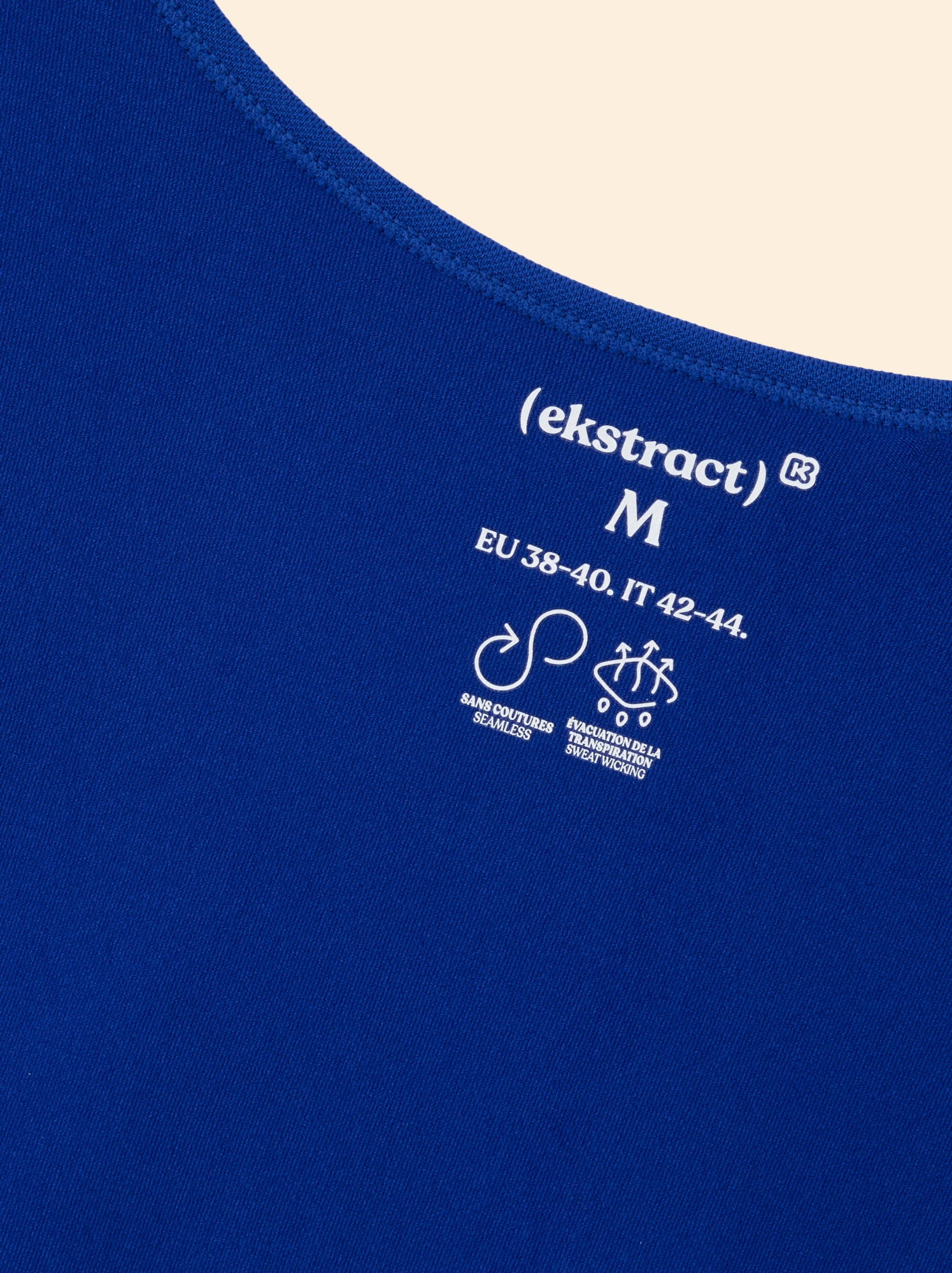 Tee-shirt de sport manches longues - (ekstract) - Bleu