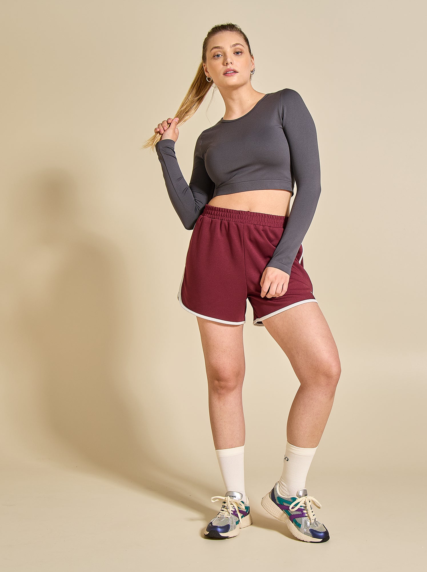 Tee-shirt de sport manches longues - (ekstract) - Noir