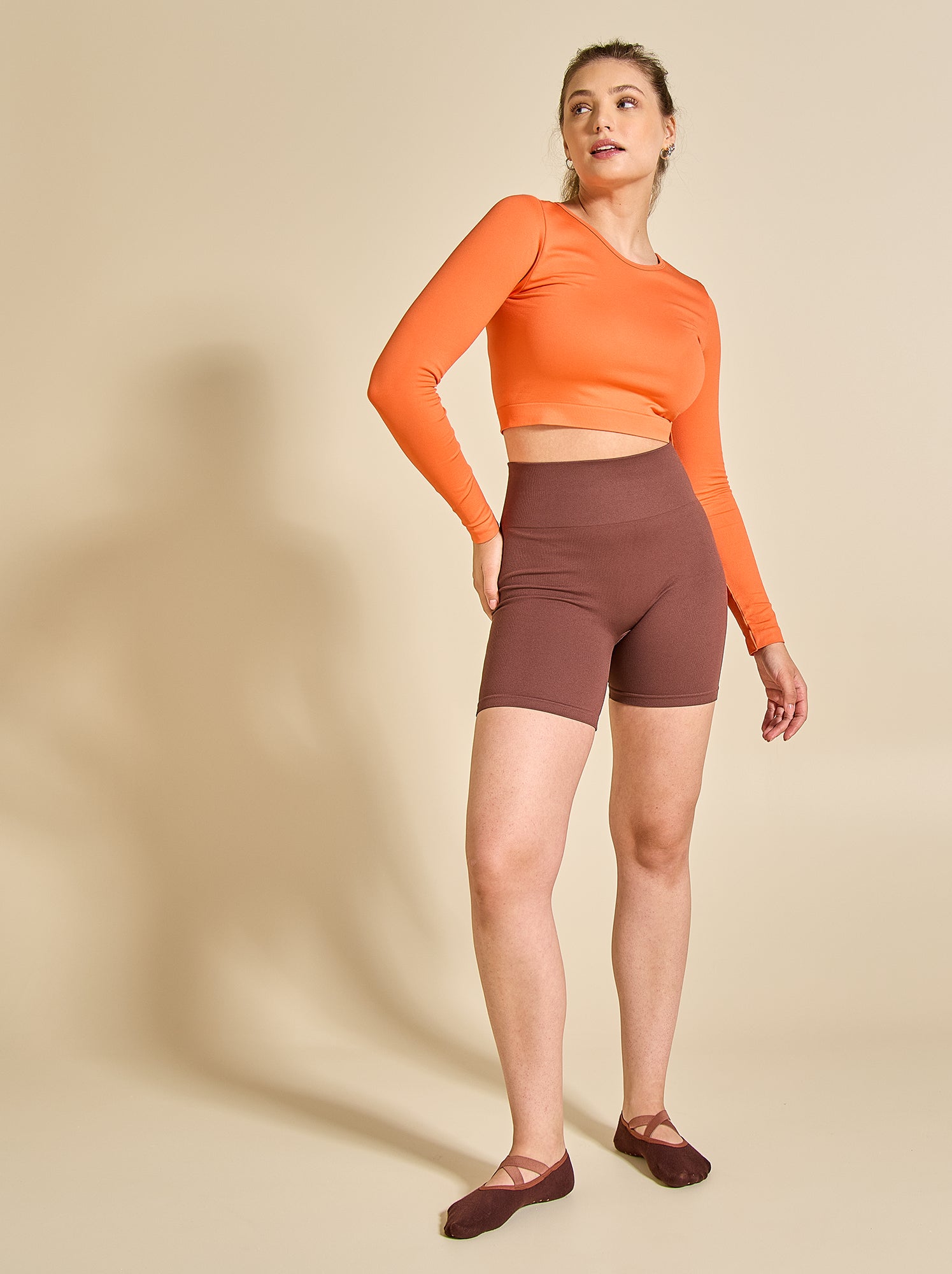 Tee-shirt de sport manches longues - (ekstract) - Orange