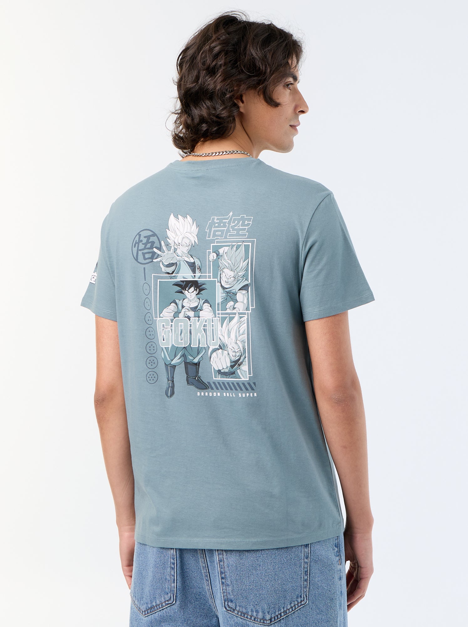 Tee-shirt 'Dragon Ball' à manches courtes - Bleu