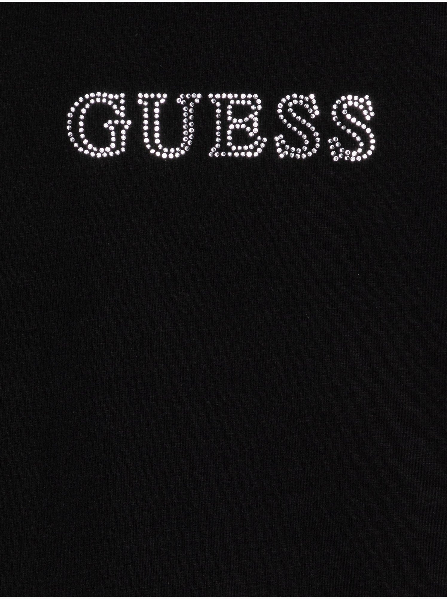 Tee shirt Guess kids manches courtes - Noir