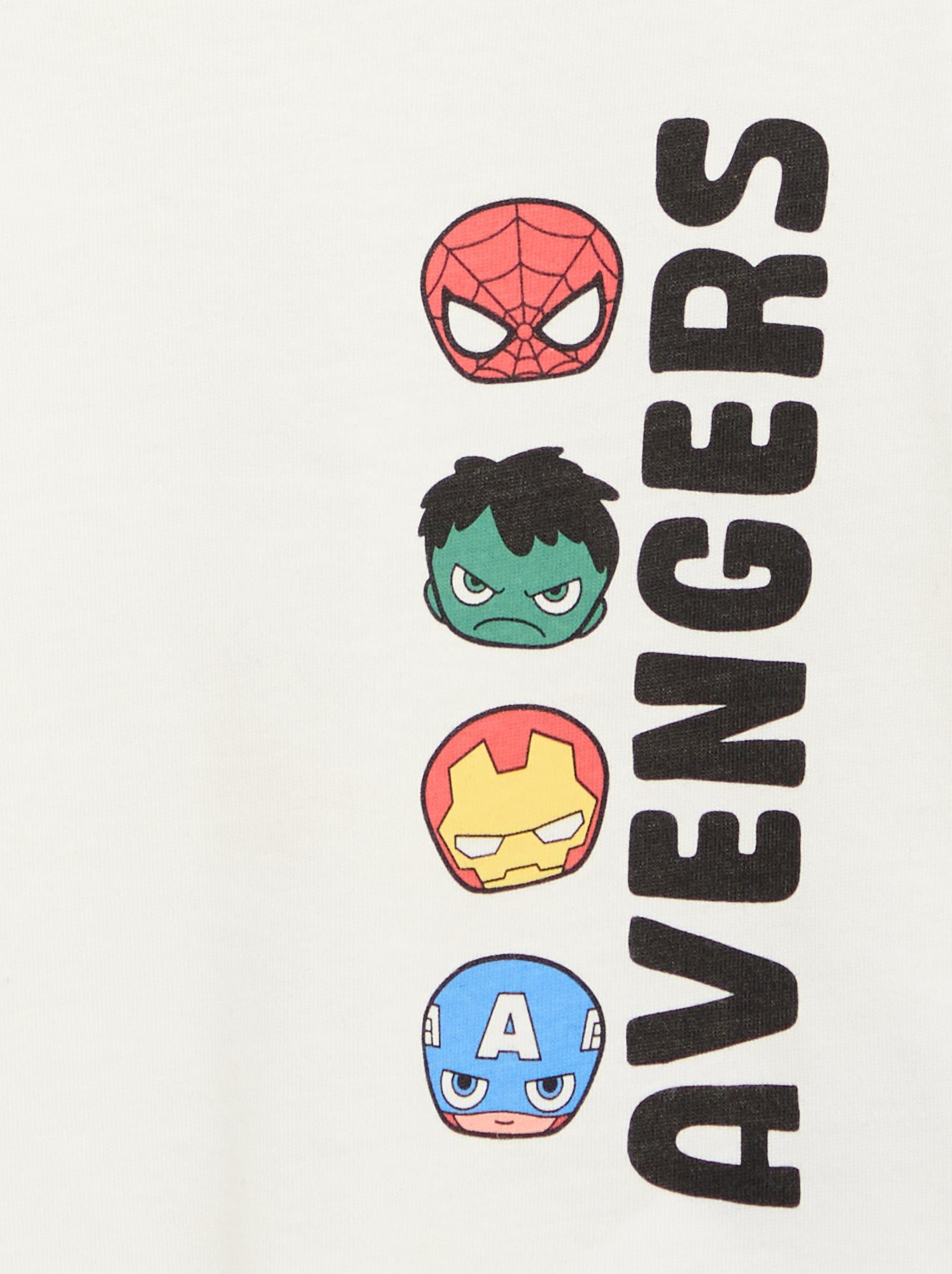 Tee-shirt imprimé 'Marvel' - Blanc