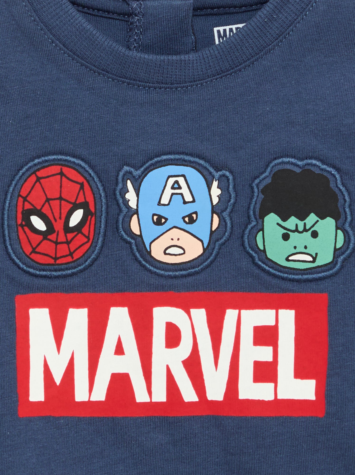 Tee-shirt imprimé 'Marvel' - Bleu