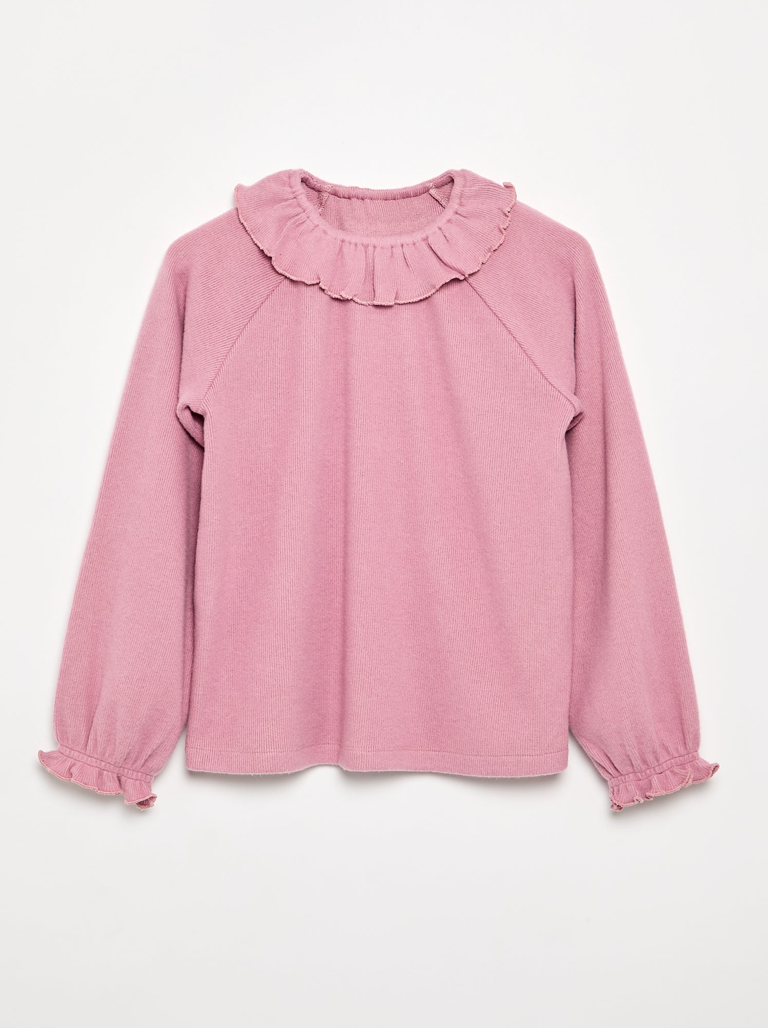 Tee-shirt maille doudou - collection facile à enfiler - Rose