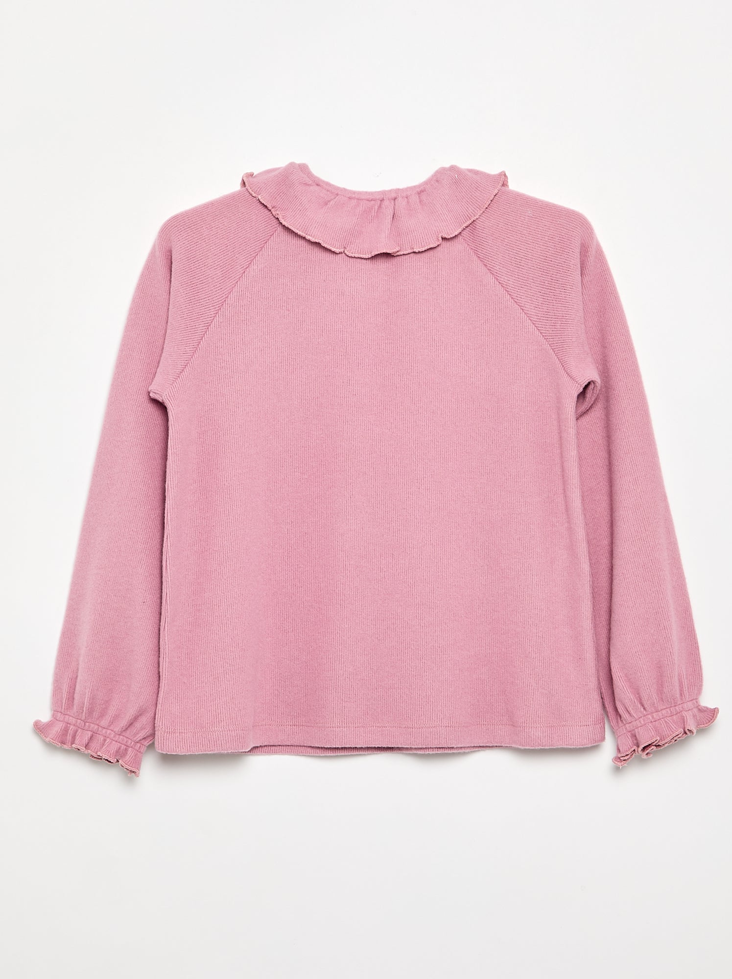 Tee-shirt maille doudou - collection facile à enfiler - Rose