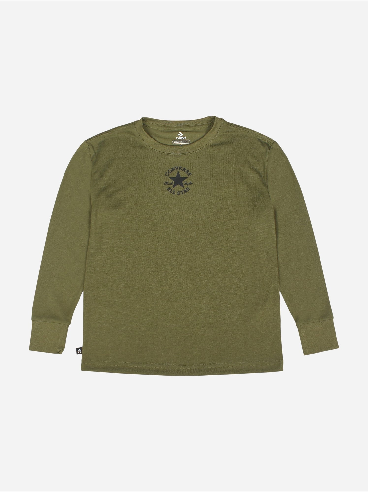 Tee Shirt manches longues - Converse - Kaki