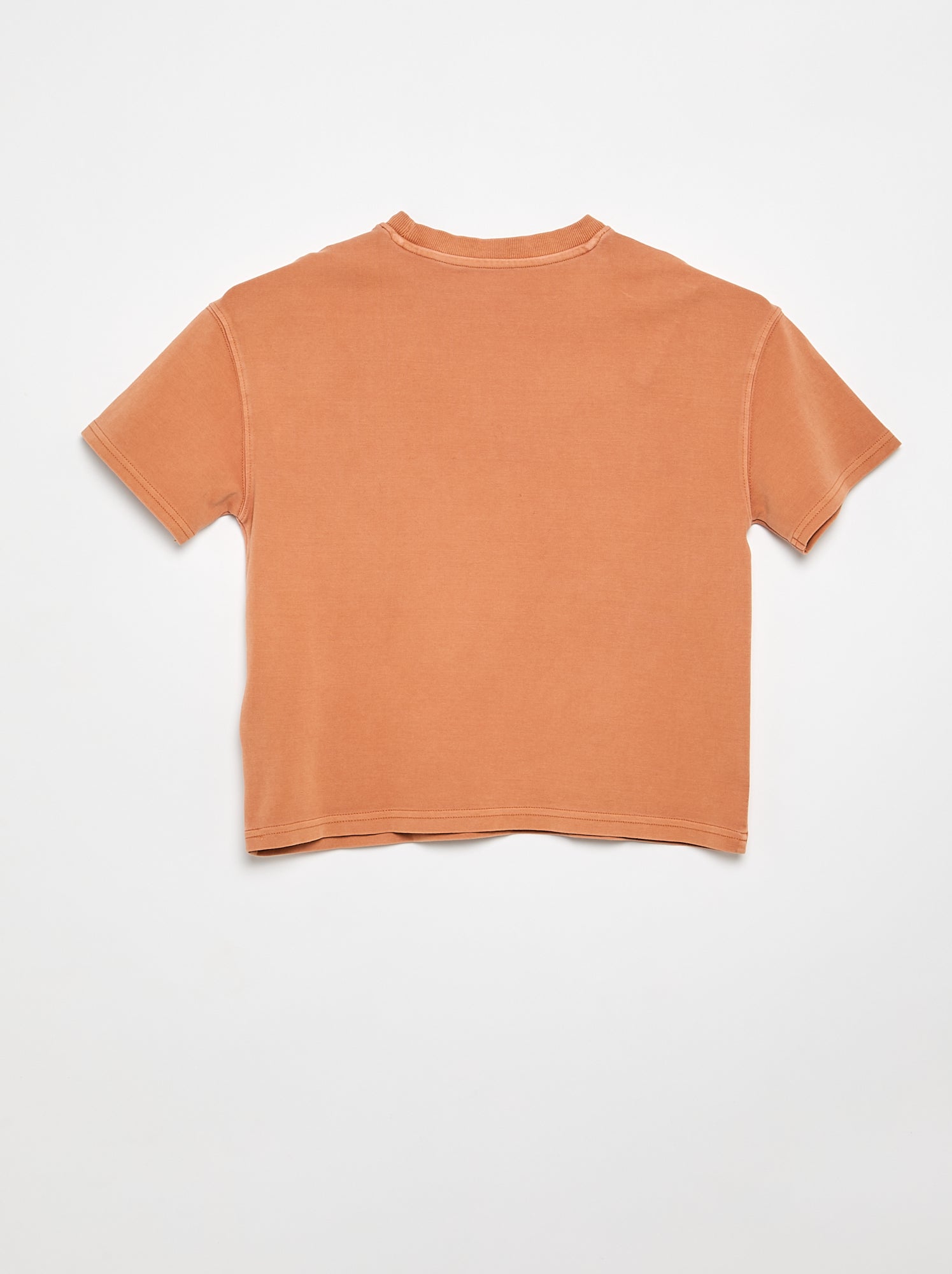 Tee-shirt oversize imprimé - Orange