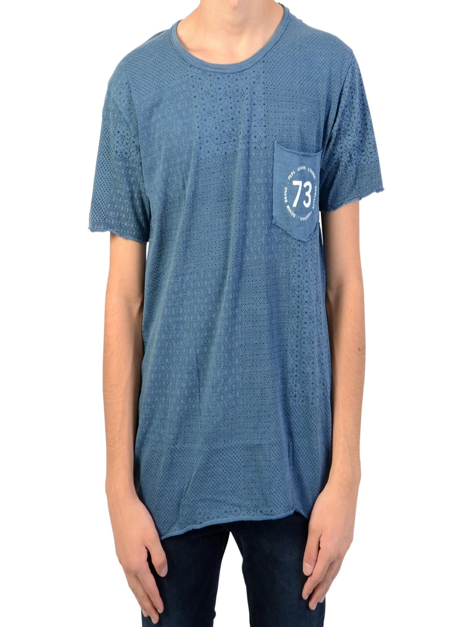 Tee Shirt Pepe Jeans Enfant Edgar Jr - Bleu