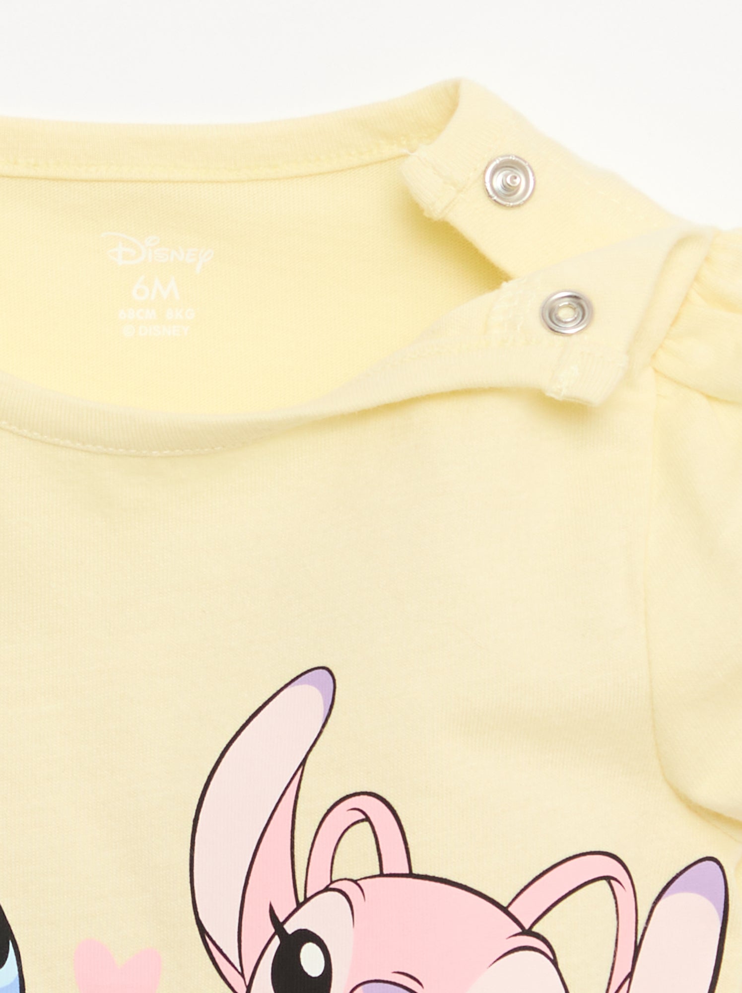Tee-shirt print 'Disney' - Jaune