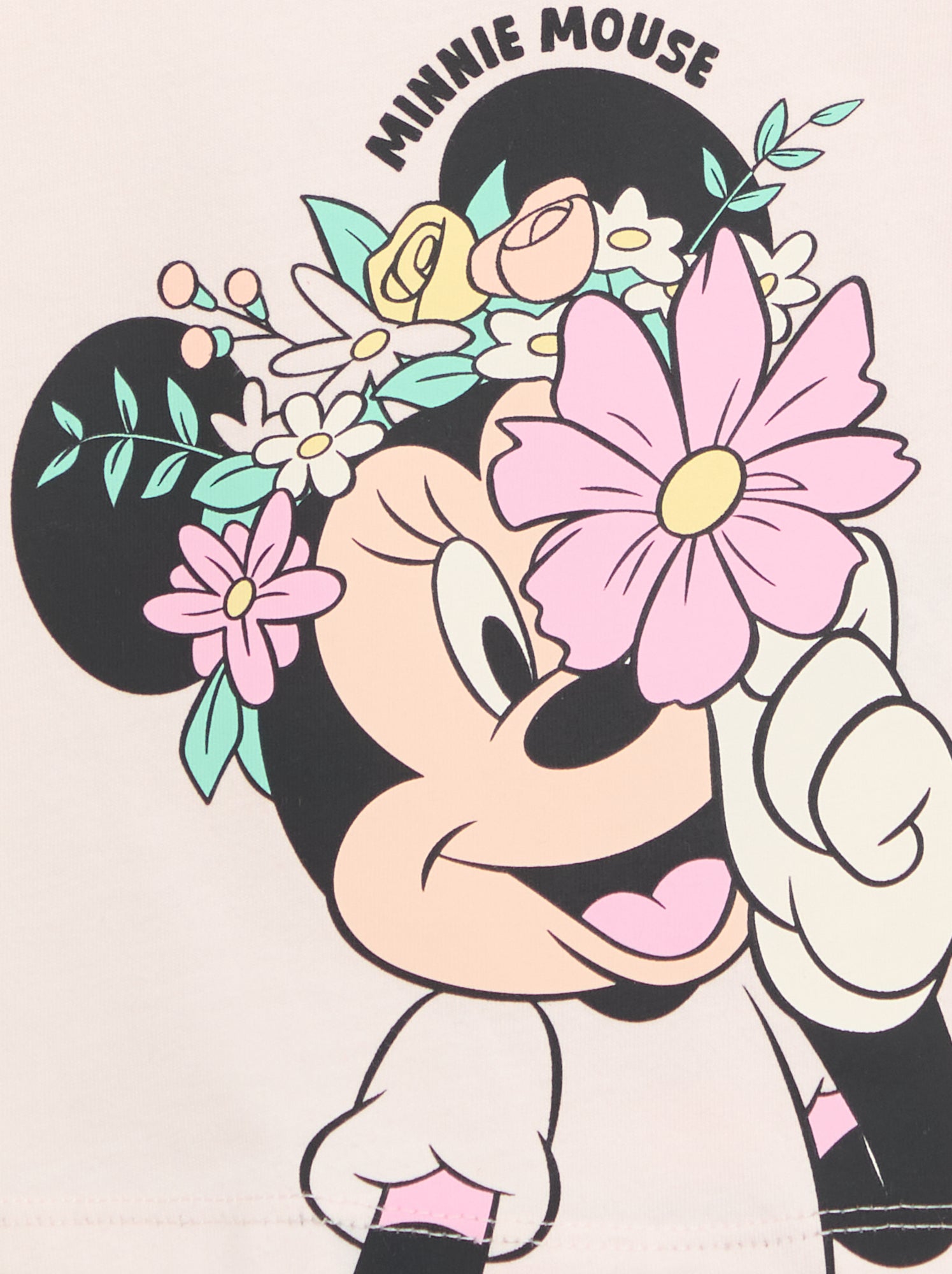 Tee-shirt print 'Disney' - Rose