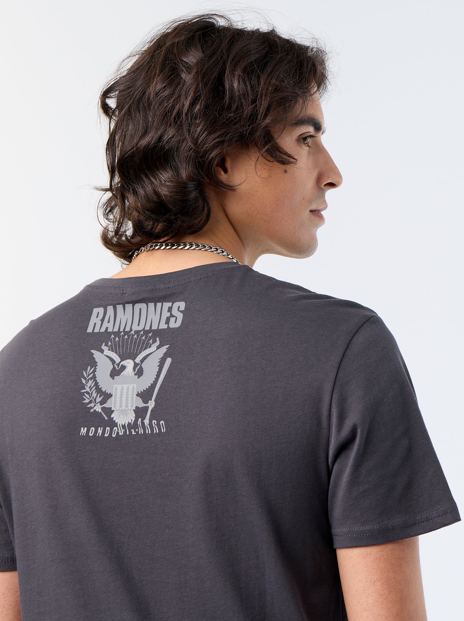 Tee-shirt 'Ramones' à manches courtes - Noir