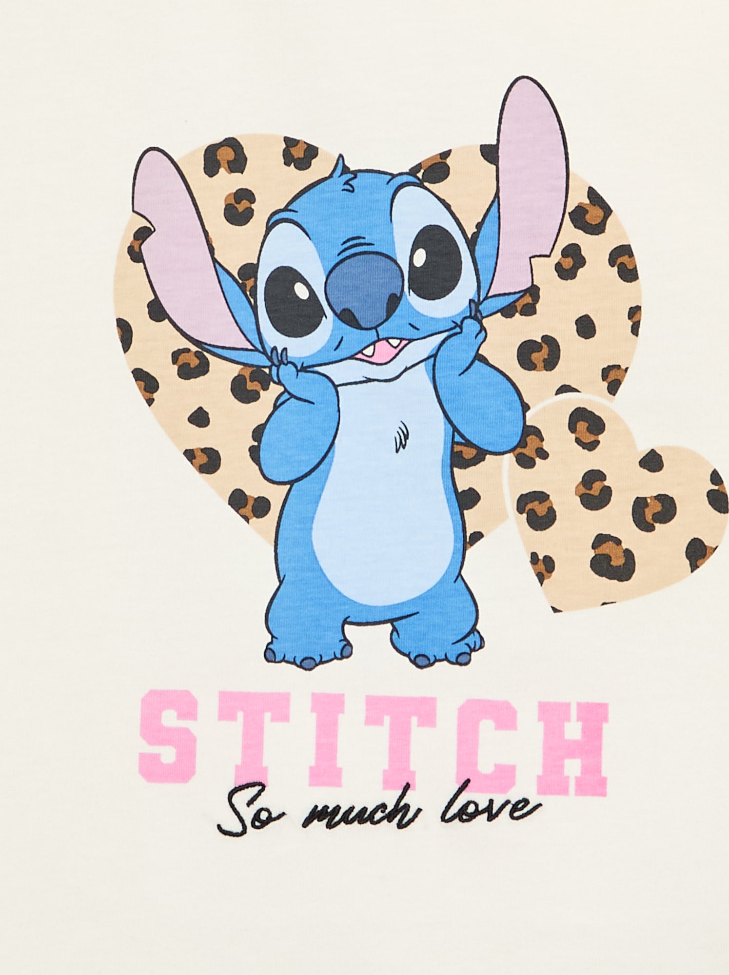 Tee-shirt 'Stitch' - collection facile à enfiler - Blanc