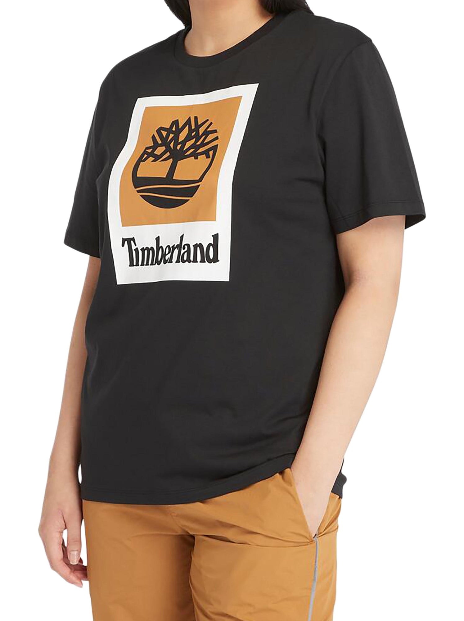 Tee Shirt Timberland Colored Short Sleeve - Noir
