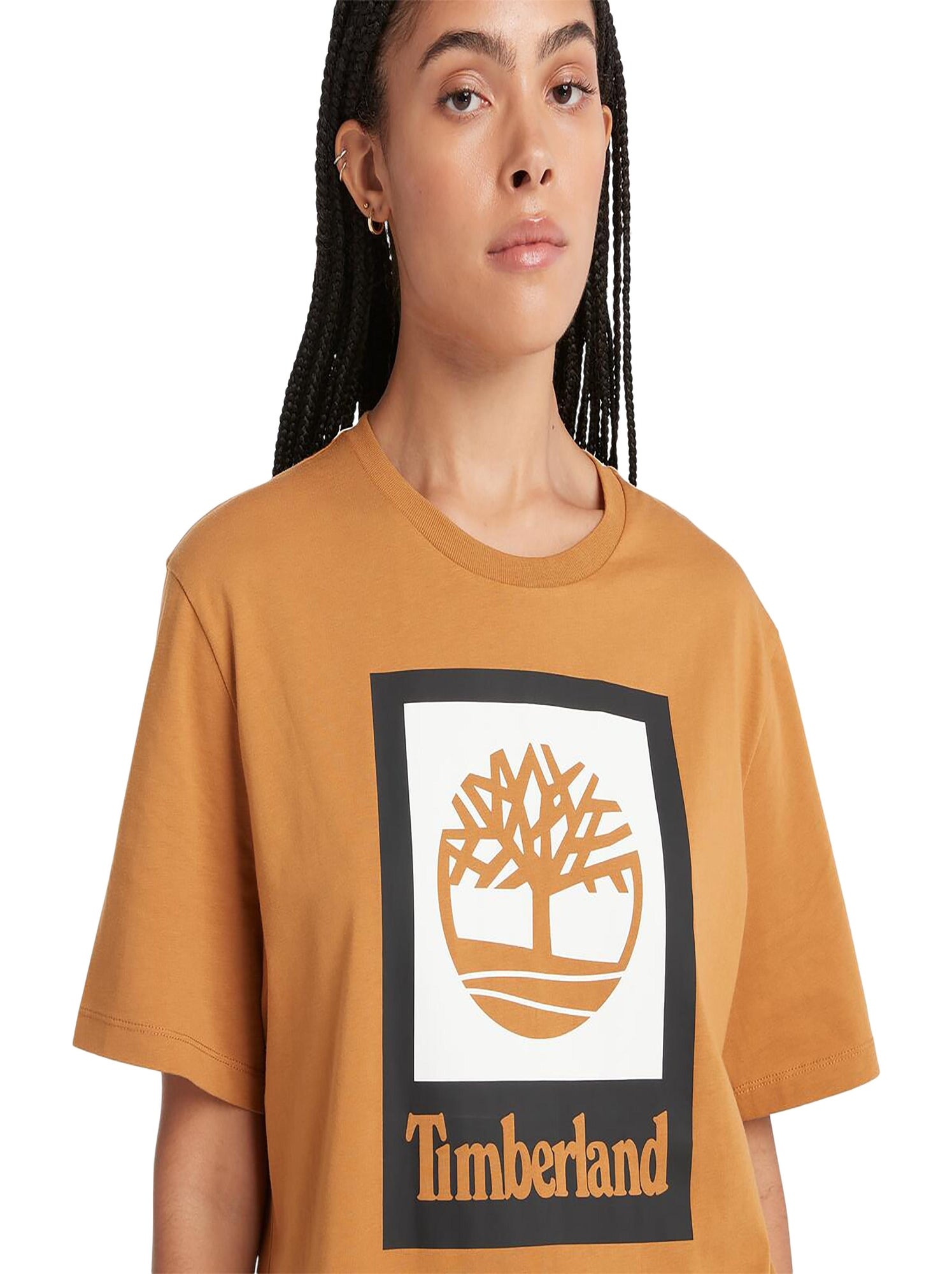 Tee Shirt Timberland Colored Short Sleeve - Noir Marron