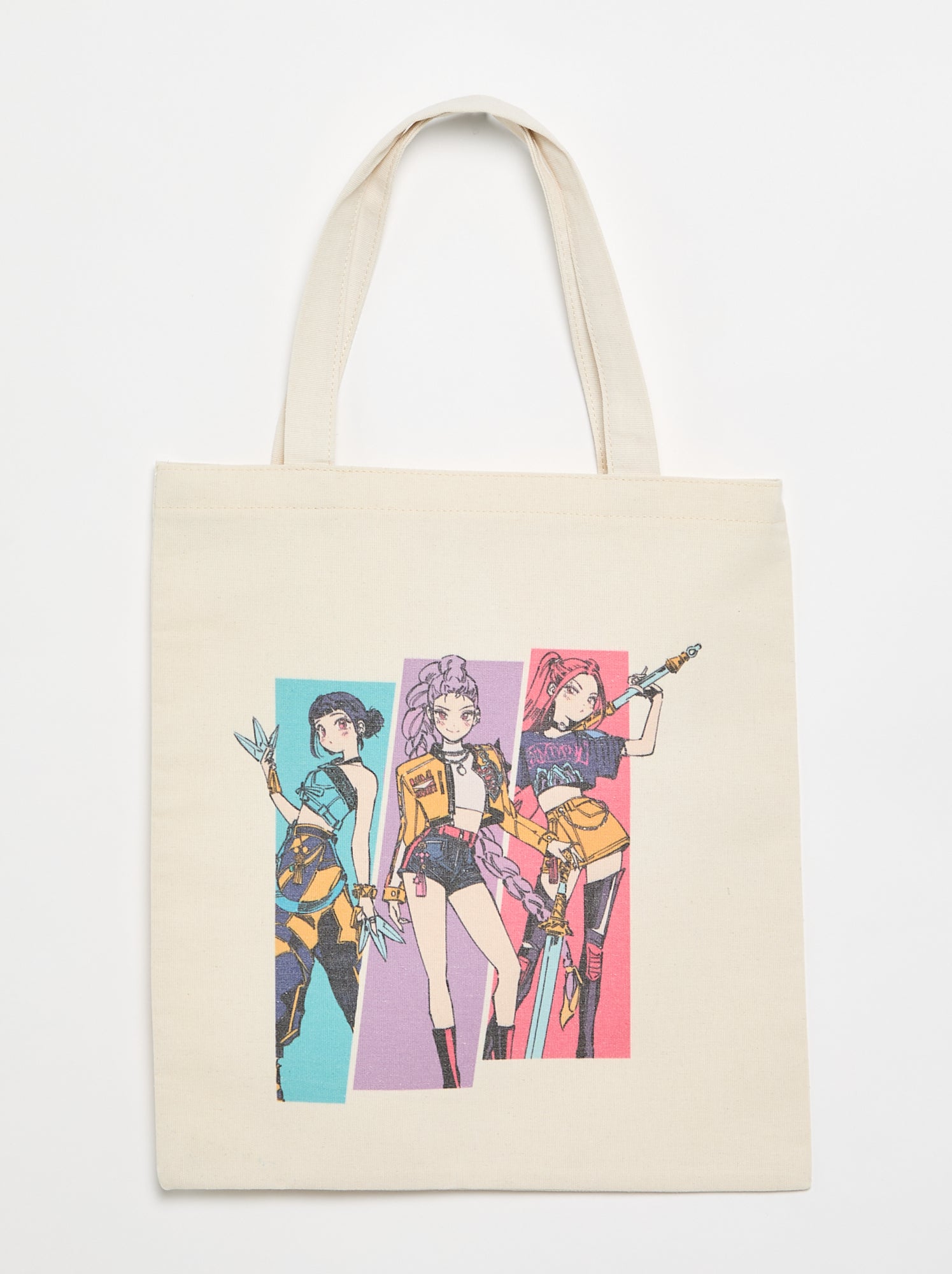 Tote bag 'Demon Hunters' - Blanc