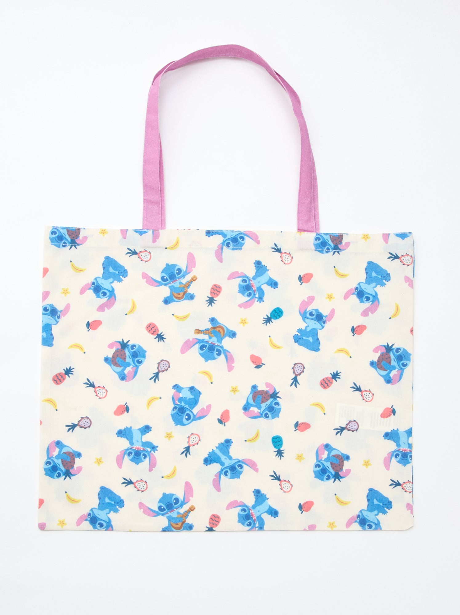 Tote bag XL en tissu 'Stitch' - Beige (EWE38_3)