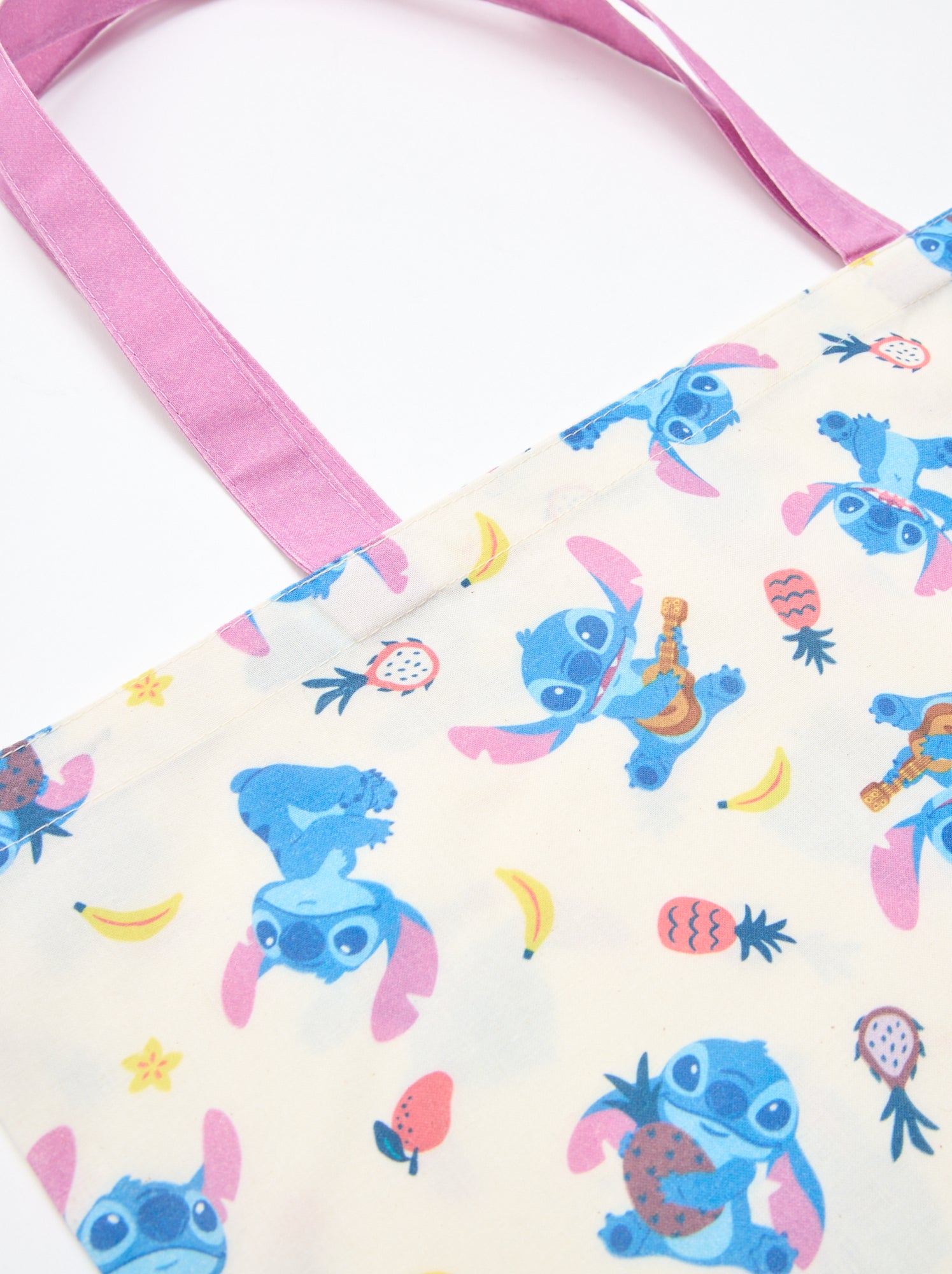 Tote bag XL en tissu 'Stitch' - Beige (EWE38_3)